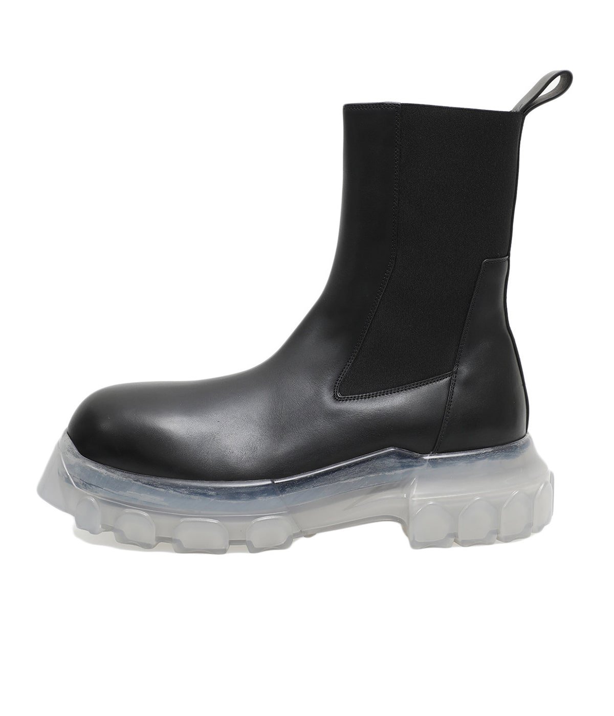 Rick Owens リックオウエンス 22AW BEATLE BOZO TRACTOR BOOTS 02B2881 サイドゴア ファーブーツ ブラック