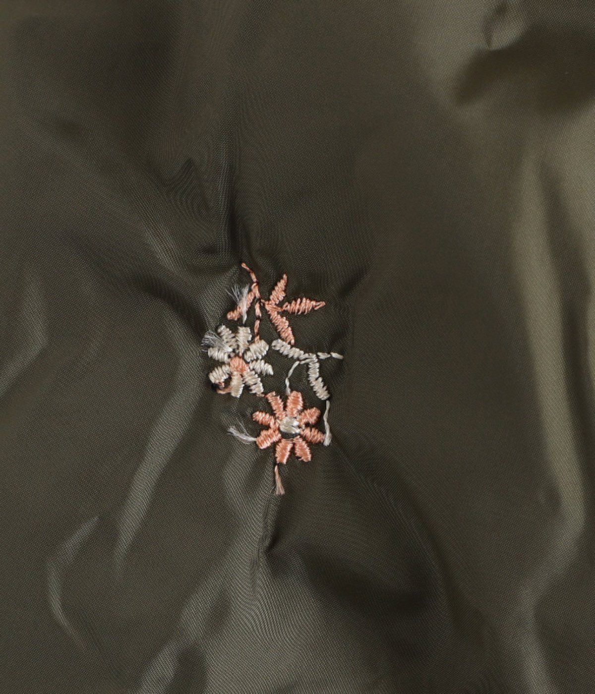 レディース】Padded Coat - Original Floral Pattern Embroidery 