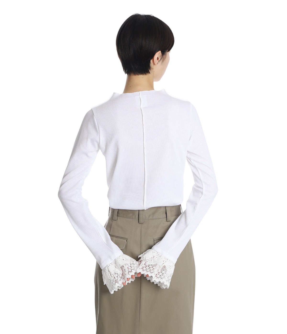 トップス RhodolirioN / Mock Neck Tee トップス RhodolirioN / Mock Neck Tee RhodolirioN / Mock Neck