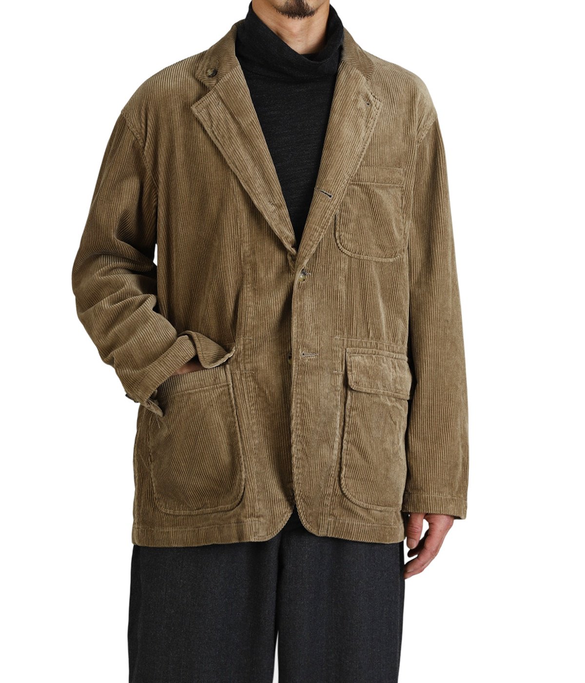 Engineered Garments テーラードジャケット Bedford Jacket – Olive Sanded Cloth | Engineered Garments