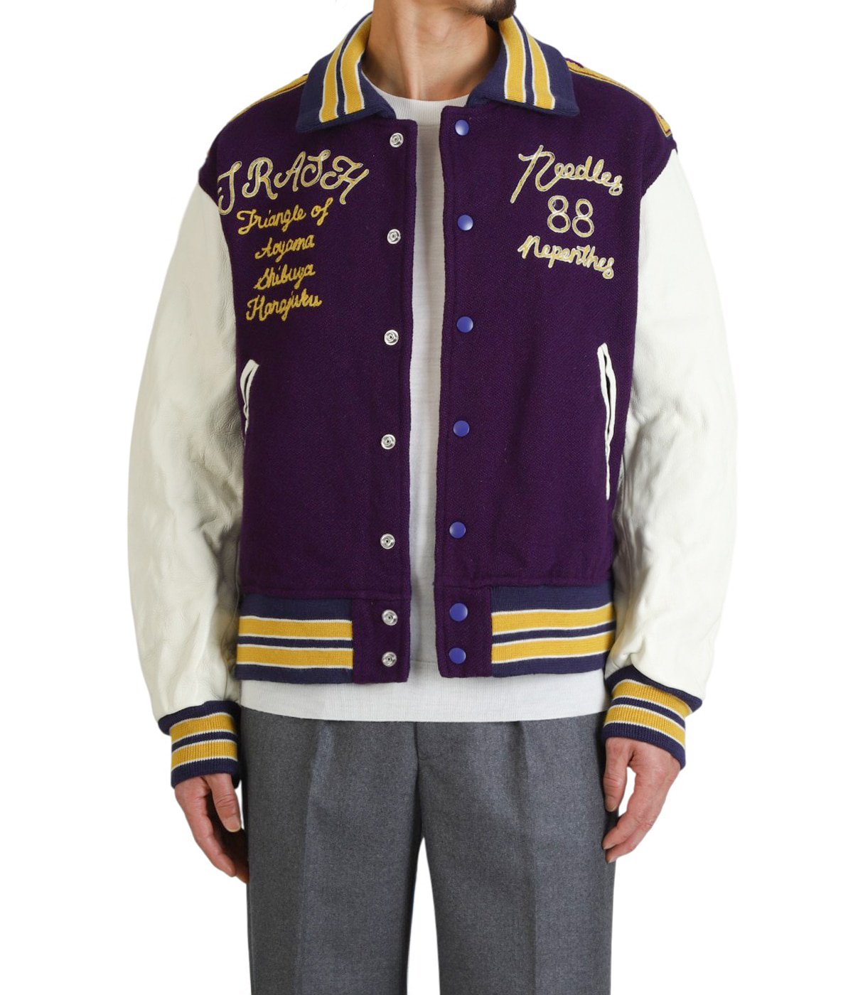 Lettered Jacket - Wool Melton | NEEDLES(ニードルズ) / アウター