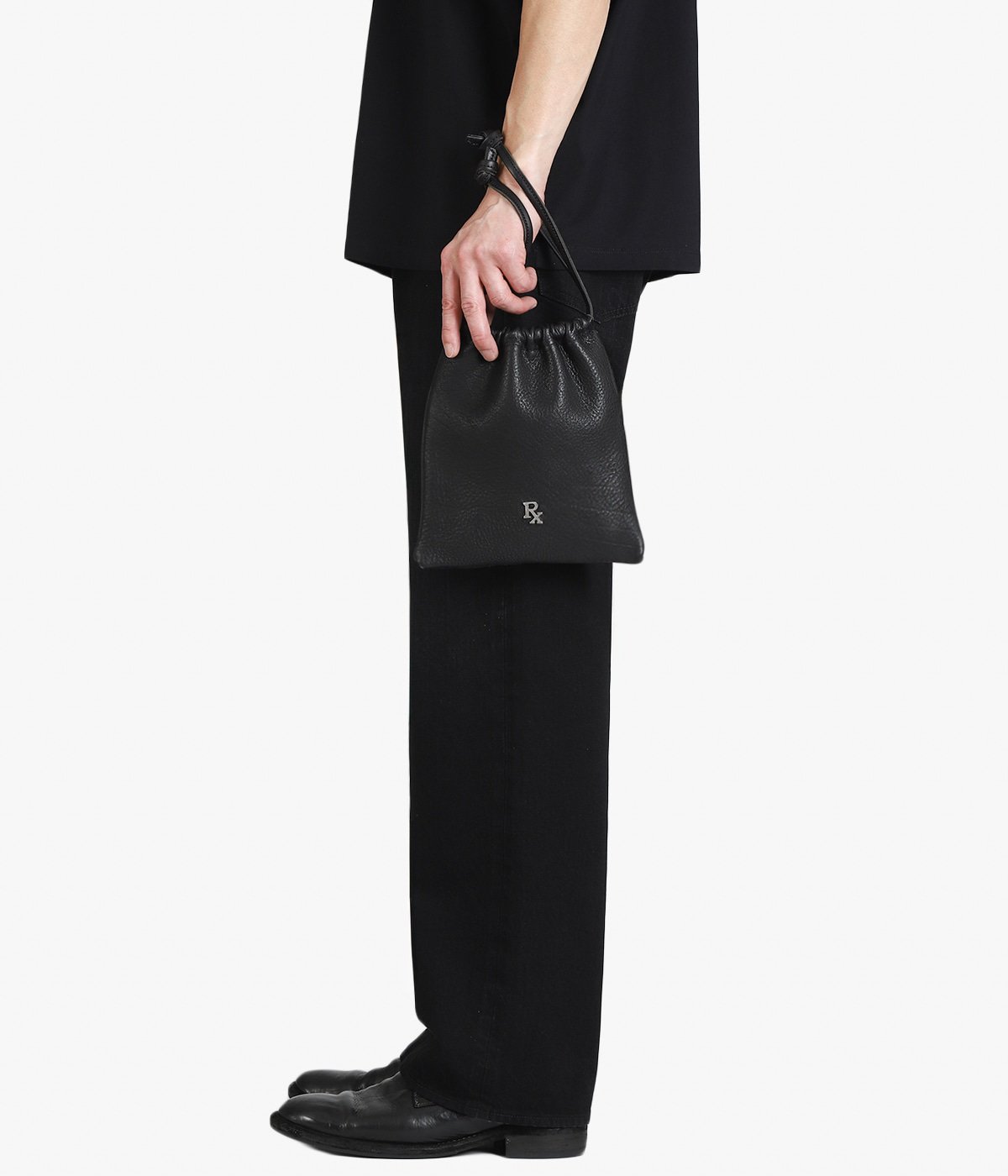 ANTIDOTE BUYERS CLUB 2025AW レザー巾着バッグ Laeather Drawstring Bag | ANTIDOTE BUYERS CLUB(アンチドート