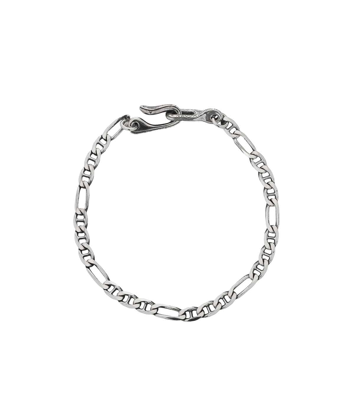 Stud Link Figaro Chain Bracelet | ANTIDOTE BUYERS CLUB