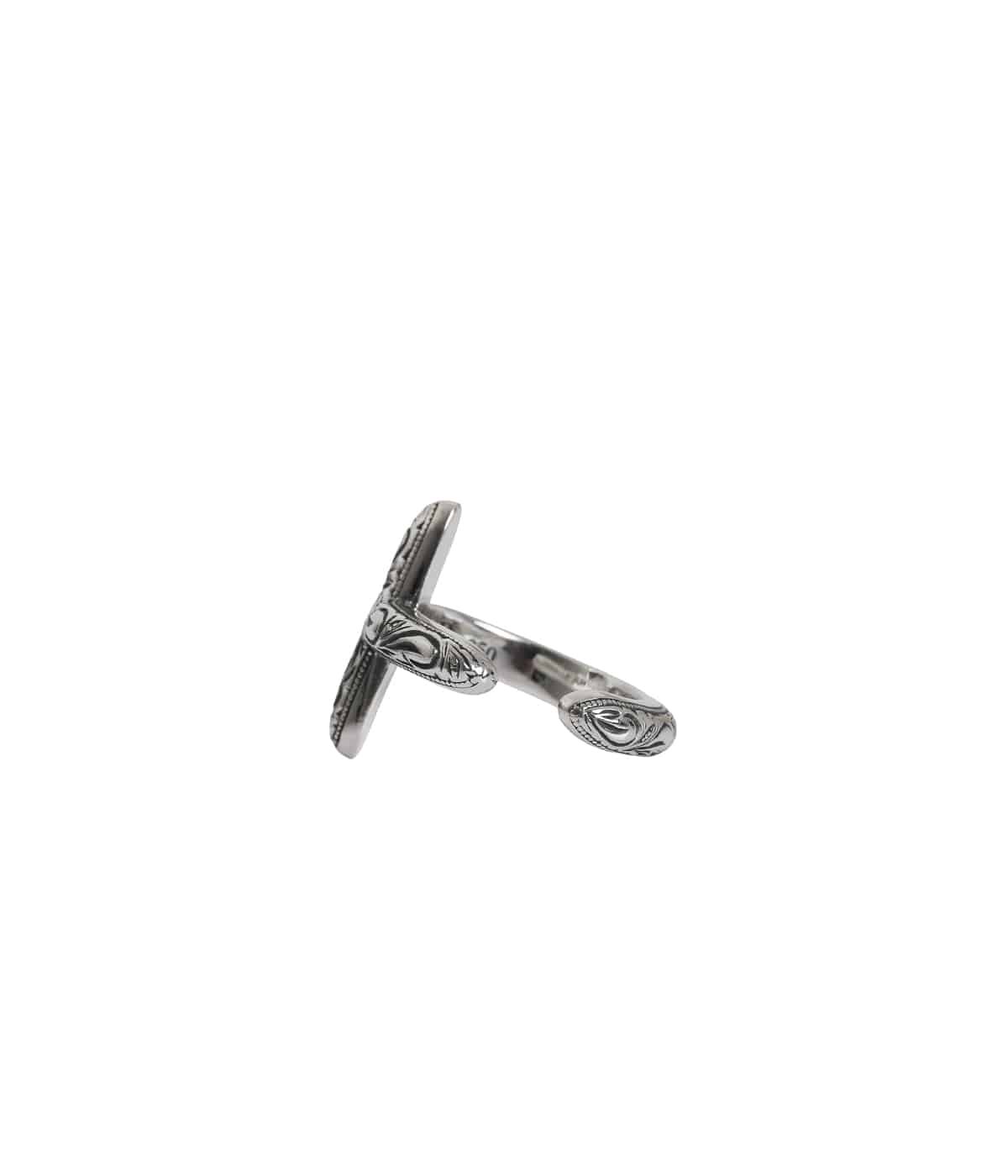 Engraved Cross Ring | ANTIDOTE BUYERS CLUB(アンチドート バイヤーズ