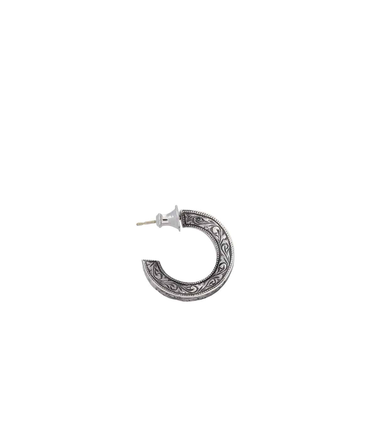 Engraved Triangle Earring (Silver) | ANTIDOTE BUYERS CLUB