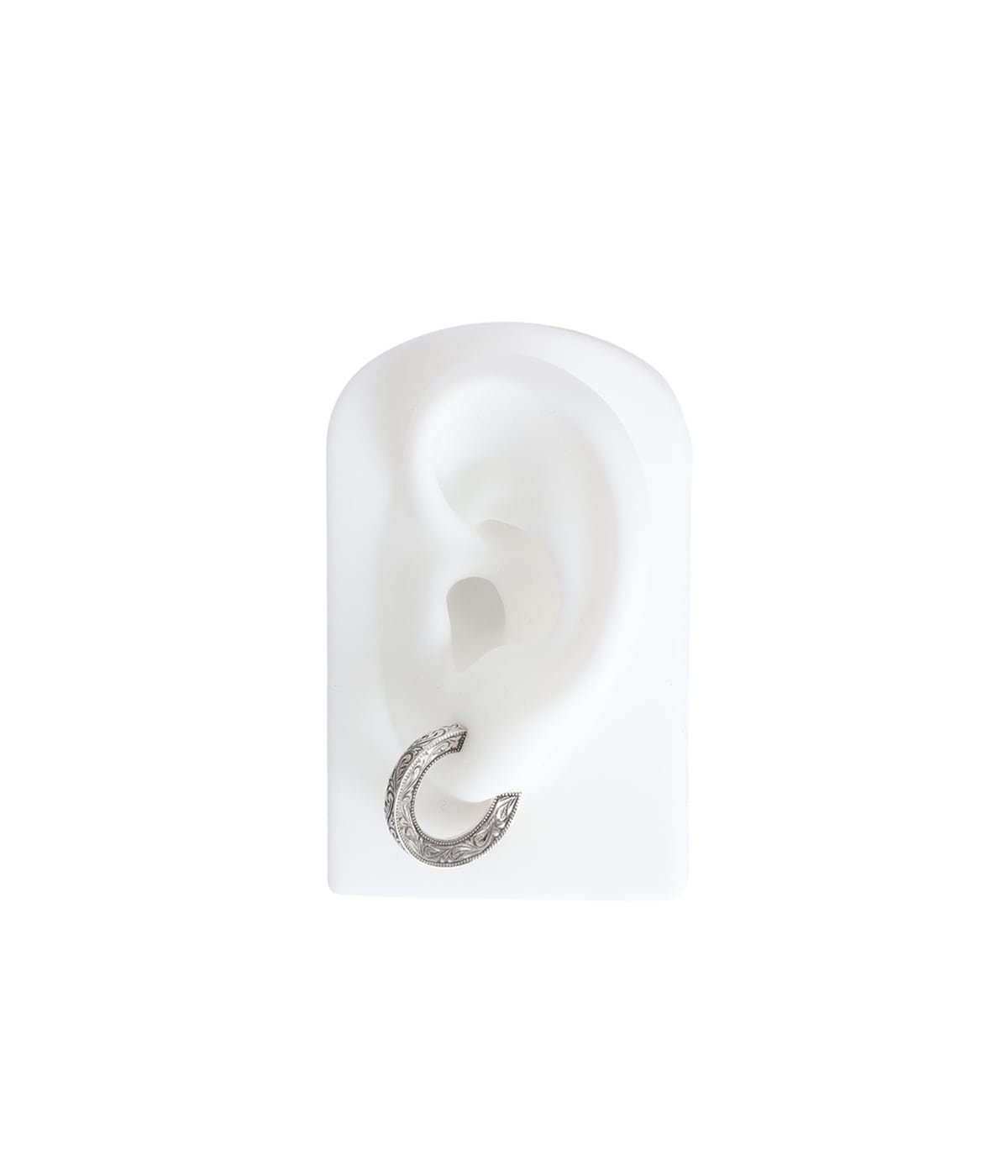 Engraved Triangle Earring (Silver) | ANTIDOTE BUYERS CLUB