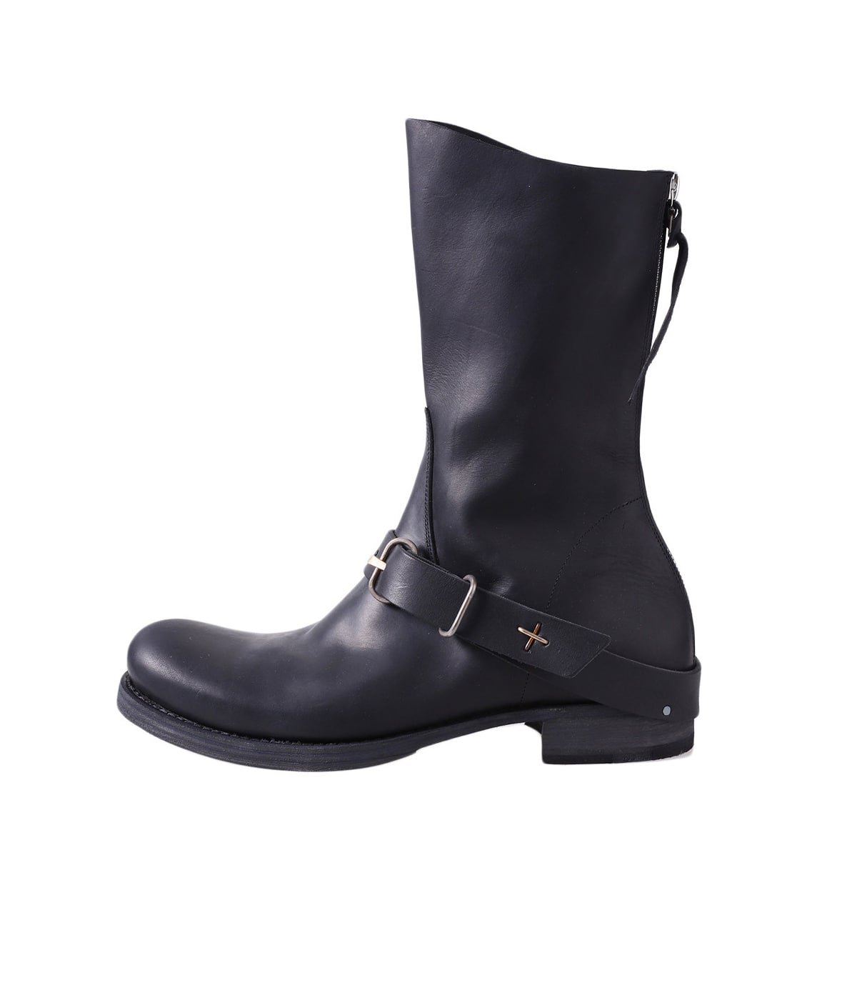 goodyear tall buckle back zipper boots | m.a+(エムエークロス