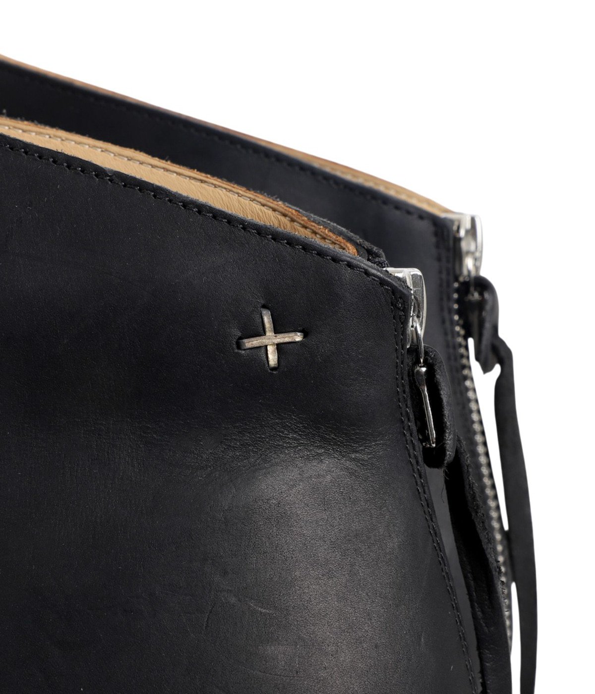 back zipped short boot | m.a+(エムエークロス) / シューズ レザー