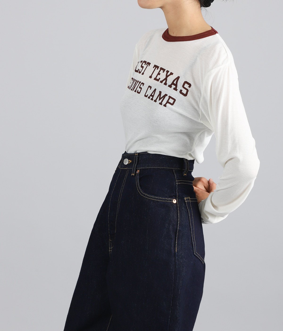 レディース】SHEER TEXAS LONG TEE | Oblada(オブラダ) / トップス