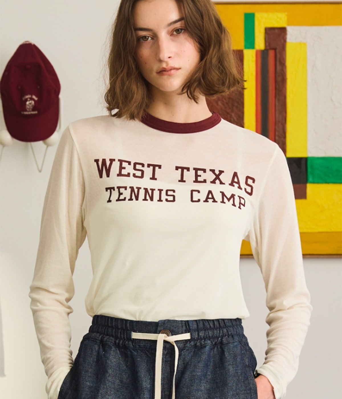 レディース】SHEER TEXAS LONG TEE | Oblada(オブラダ) / トップス
