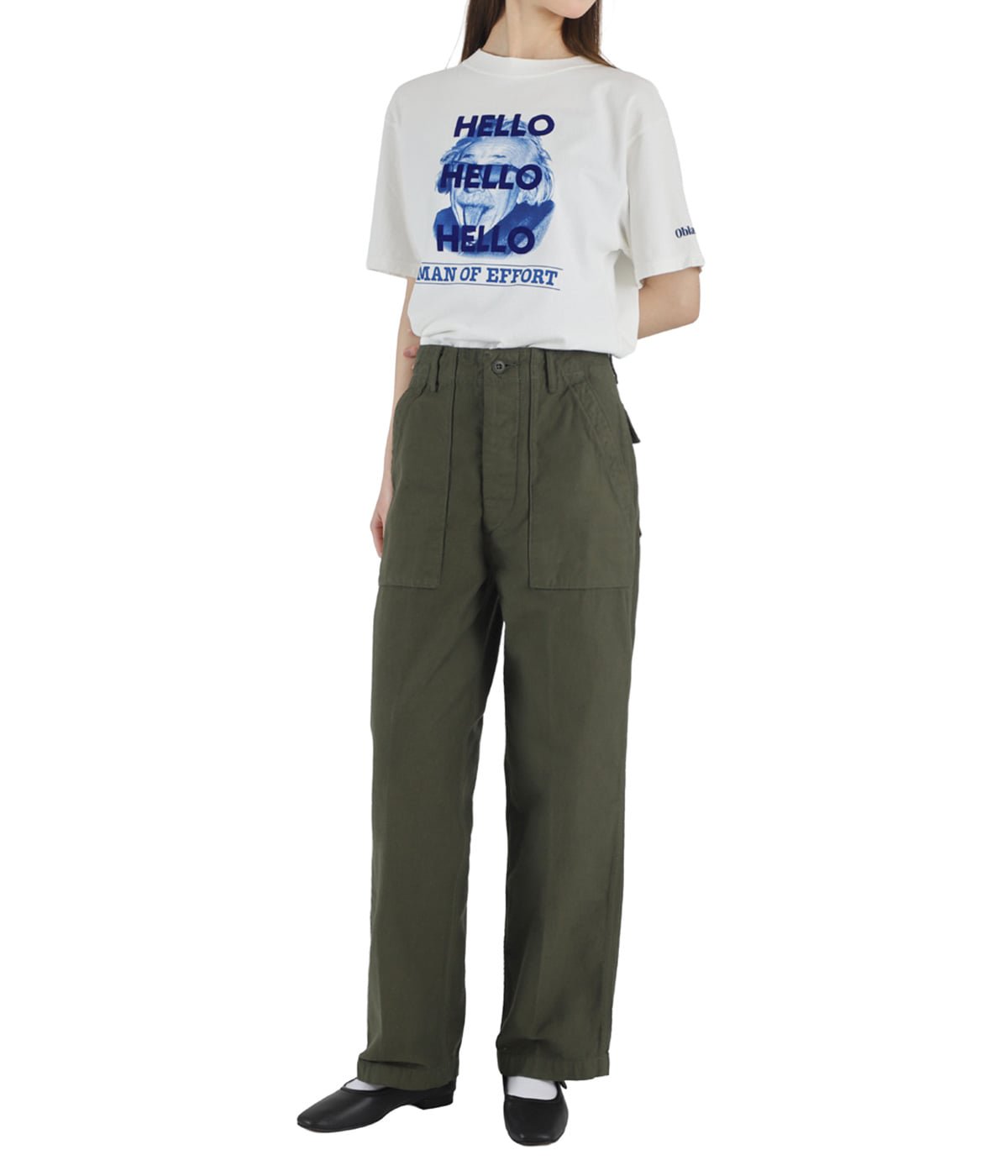 レディース】MAN OF EFFORT TEE | Oblada(オブラダ) / トップス