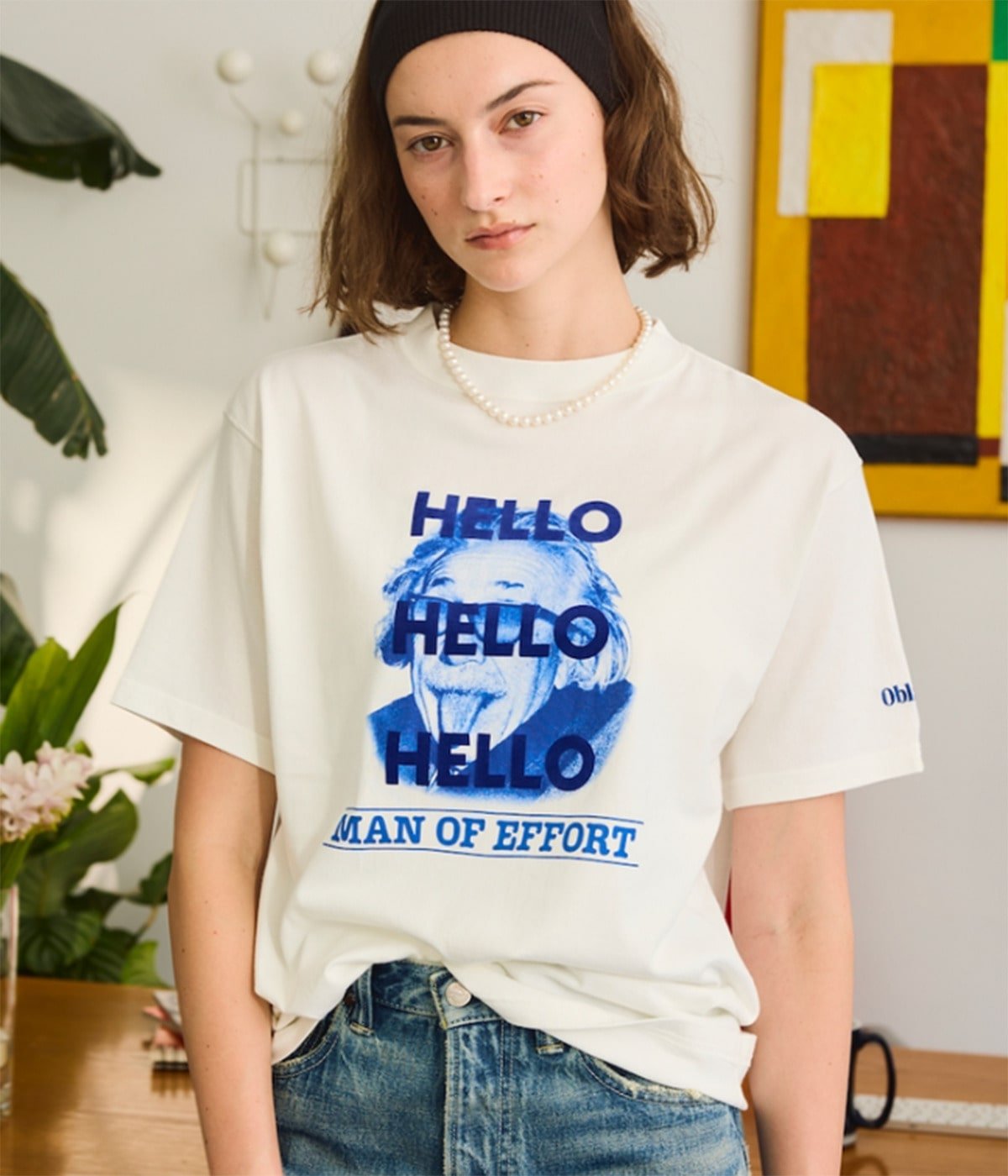 レディース】MAN OF EFFORT TEE | Oblada(オブラダ) / トップス
