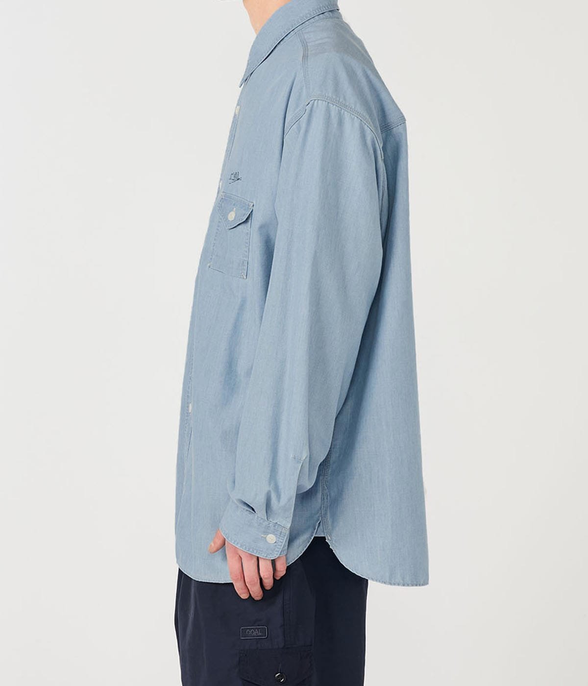 予約】Regular Collar Chambray Shirt | nanamica(ナナミカ