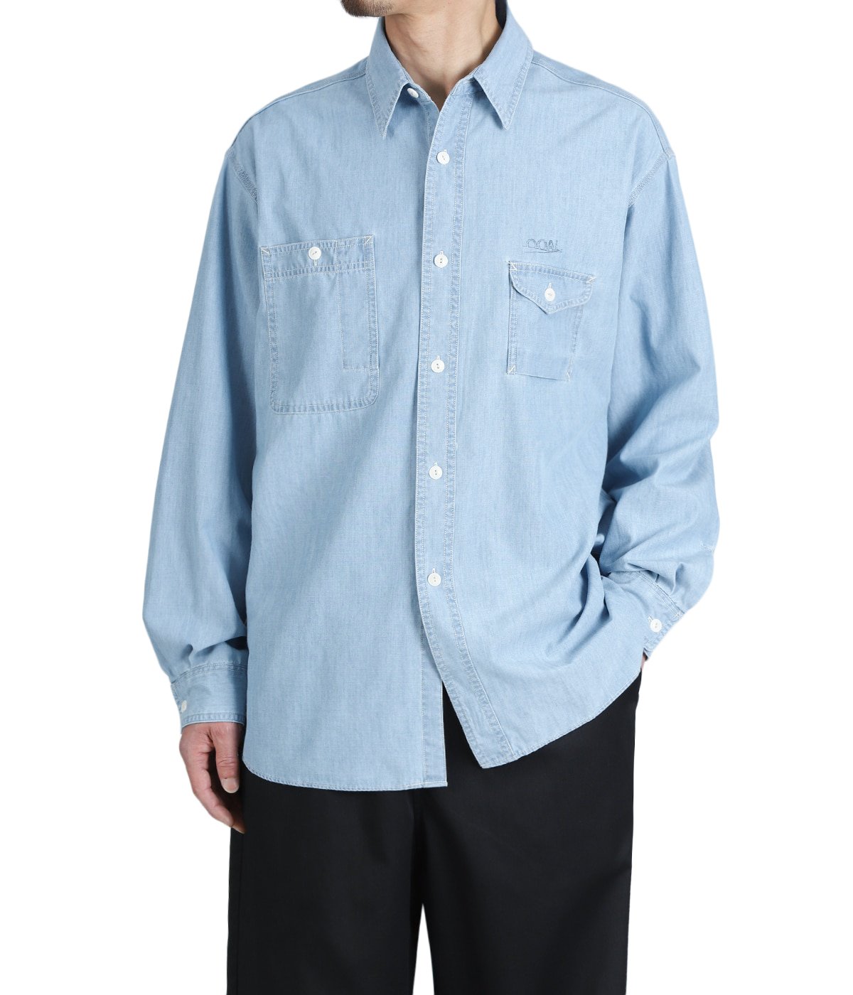 Regular Collar Chambray Shirt | nanamica(ナナミカ) / トップス 長袖