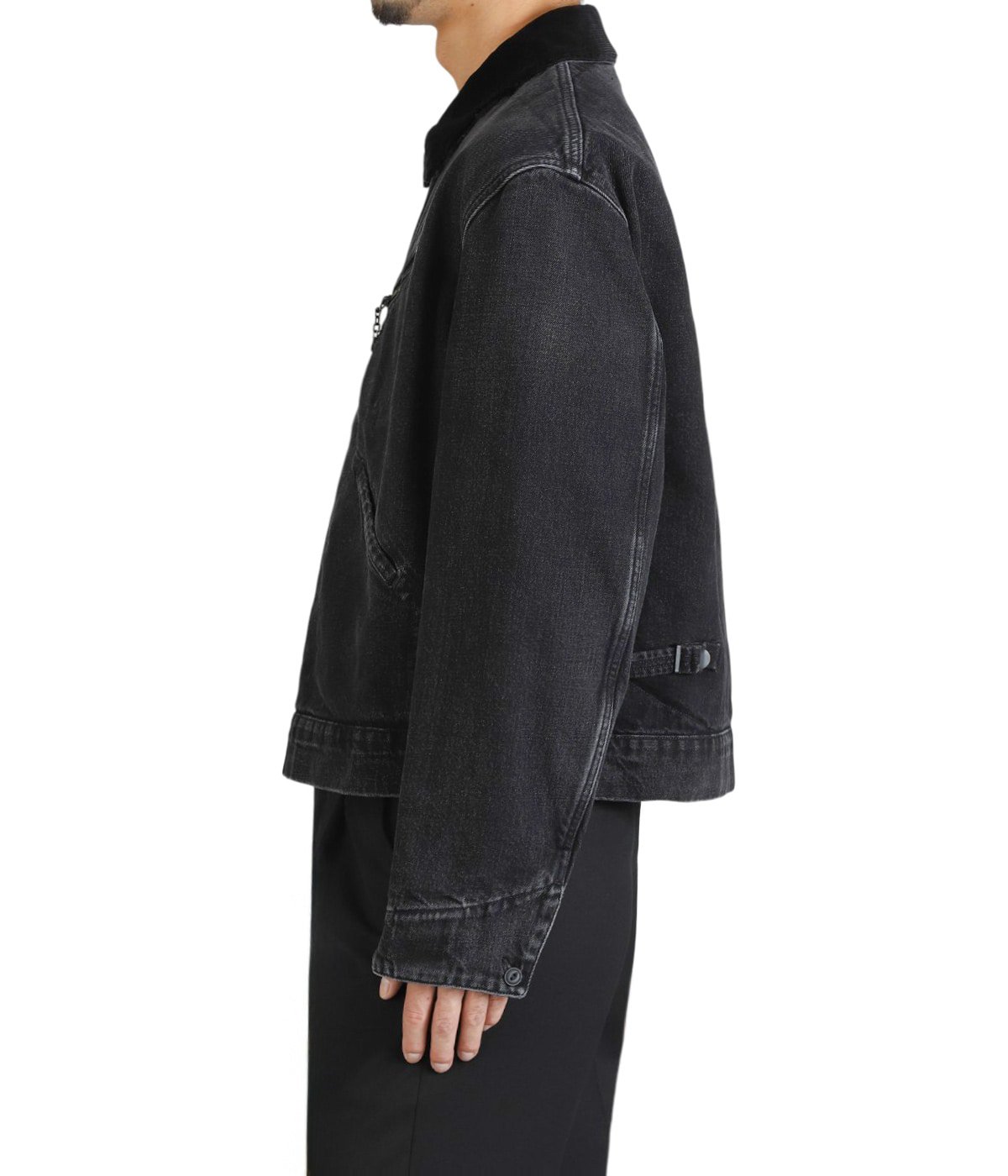 アパルトモン別注⭐︎241ジャケット ブラック ANCELLM - TWEED ZIP JACKET | BLACK | ジャケット | NapsNote