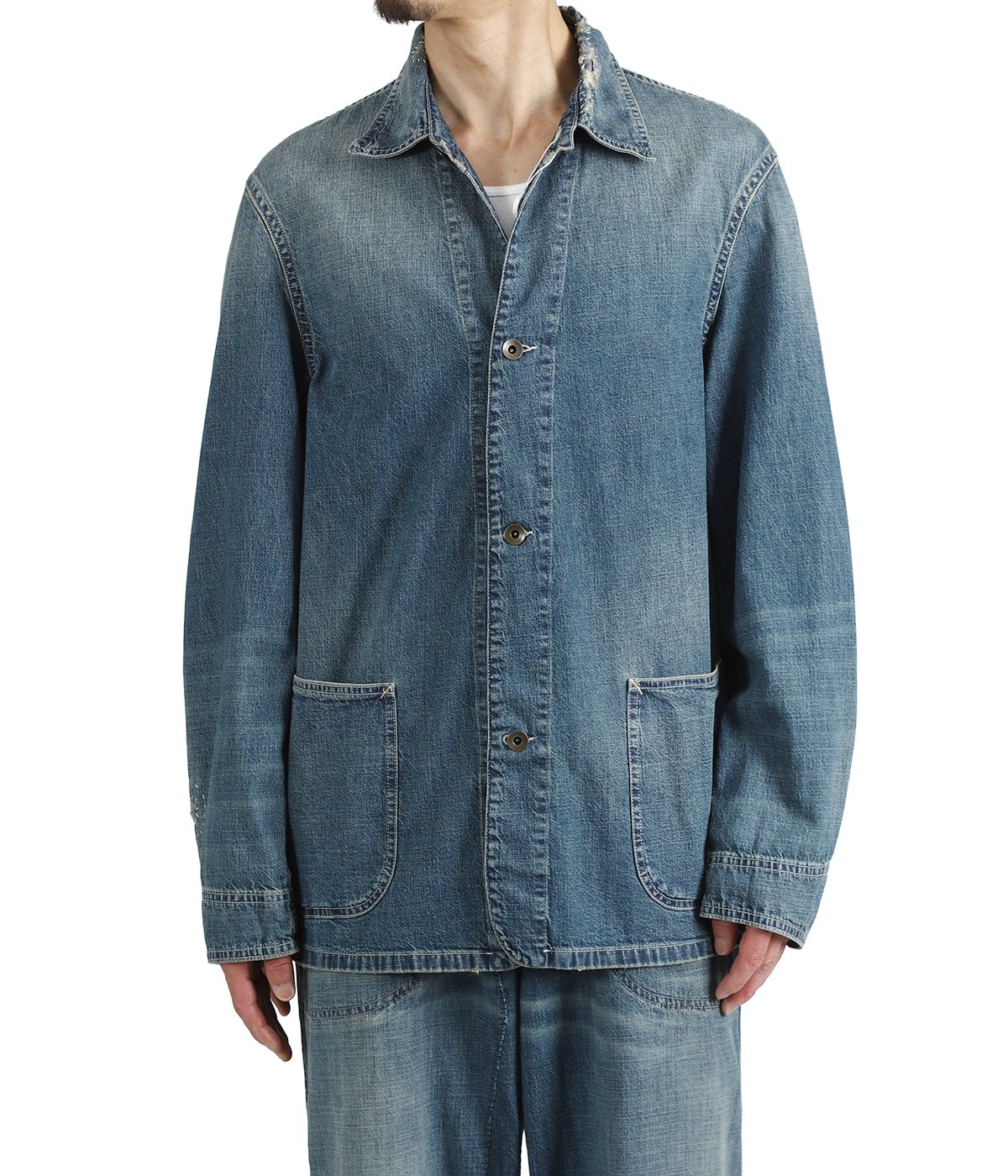 【極美品】Maison Margiela メゾンマルジェラ デニムジャケット44 Maison Margiela（メゾンマルジェラ） デニムジャケット gジャン Metal