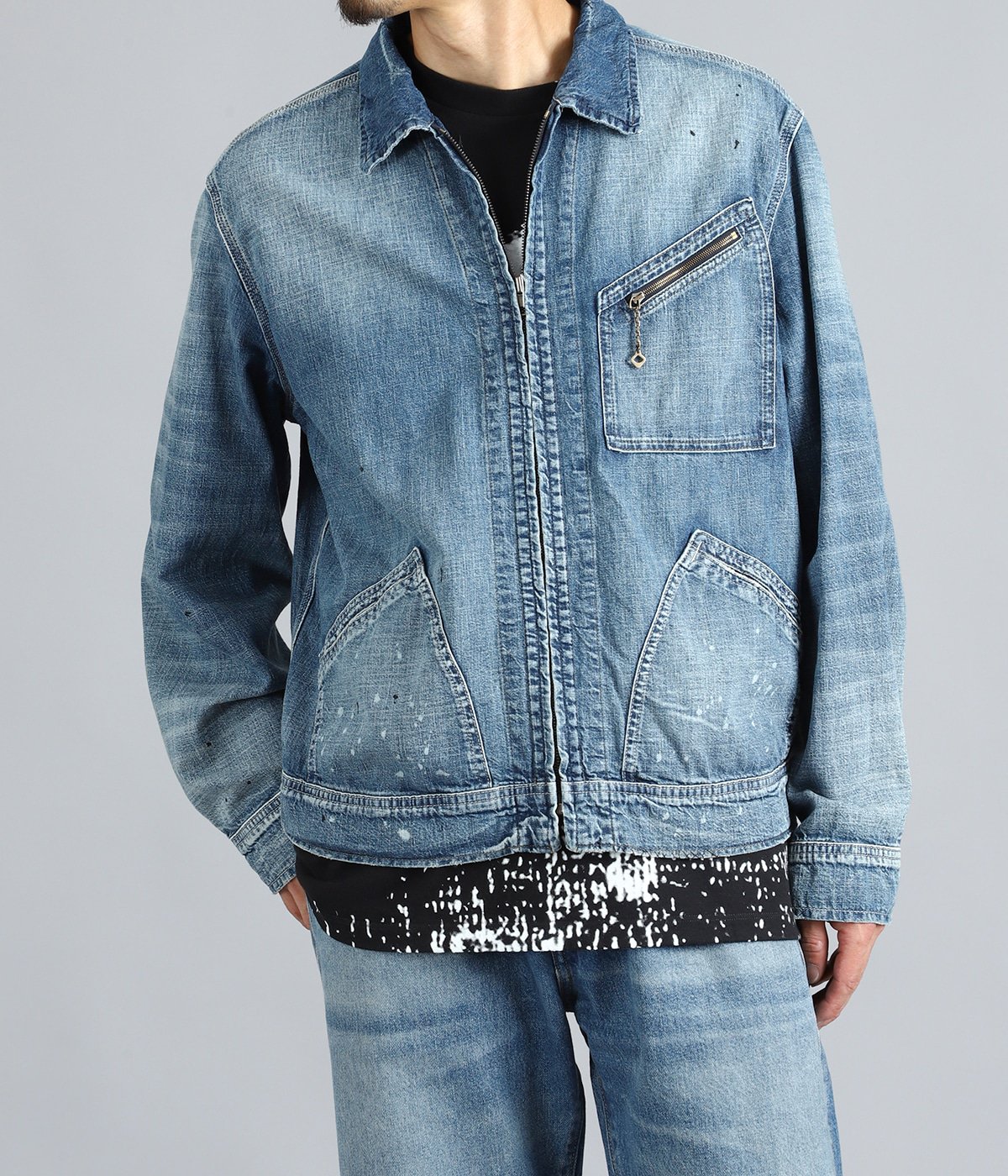 ZIPPED DENIM JACKET | Maison Margiela(メゾン マルジェラ