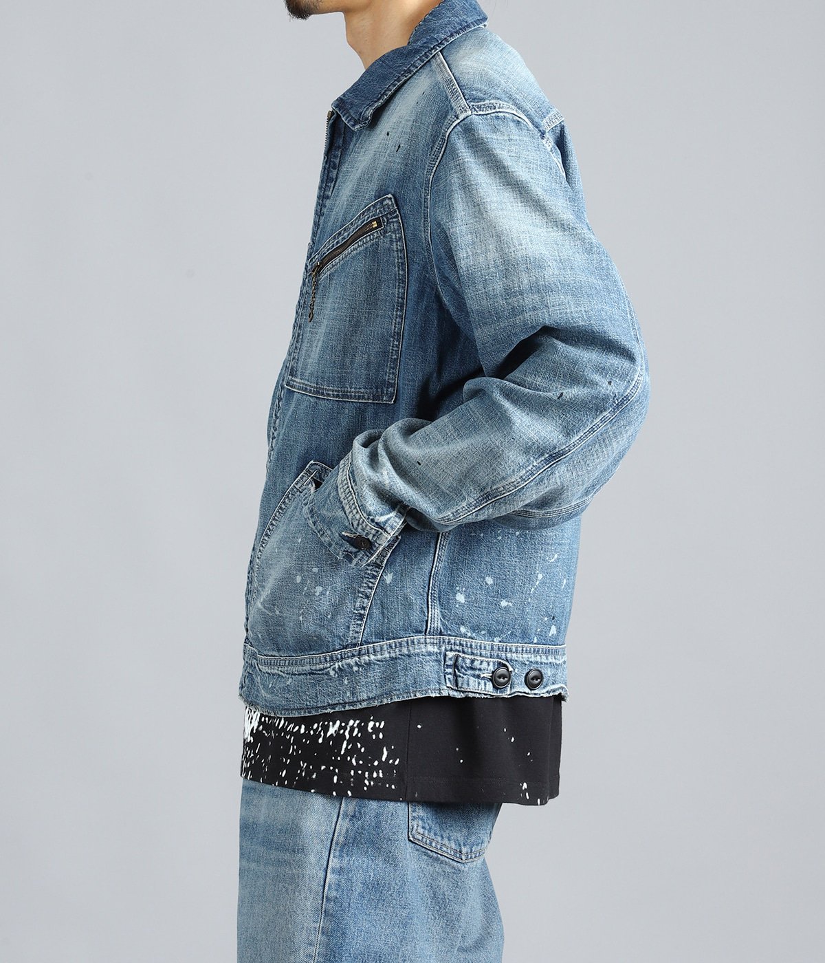ZIPPED DENIM JACKET | Maison Margiela(メゾン マルジェラ