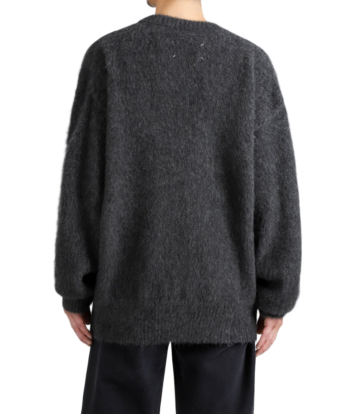 新品58%of メゾン マルジェラ メランジ カシミヤ リブ チャンキー ニット BRUSHED EAGLE PULLOVER | Maison Margiela(メゾン マルジェラ