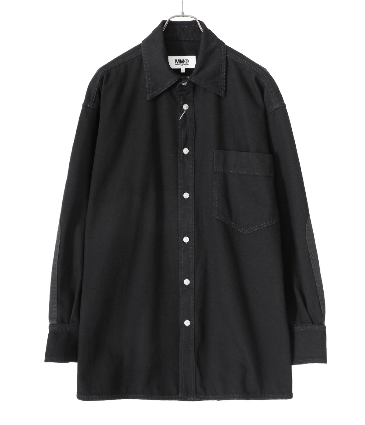 MM6 リバースデニム シャツ ジャケット コート オーバーサイズ