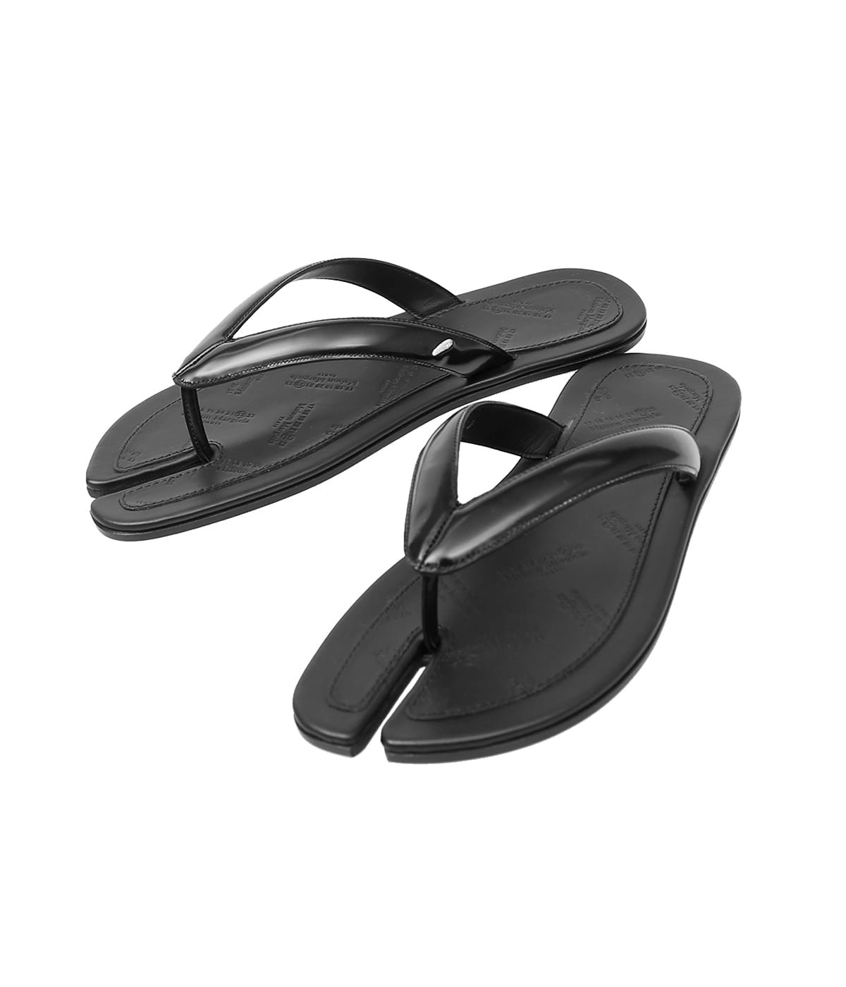 マルジェラ FLIP FLOP tabi サンダル size41 black | vrealitybolivia.com