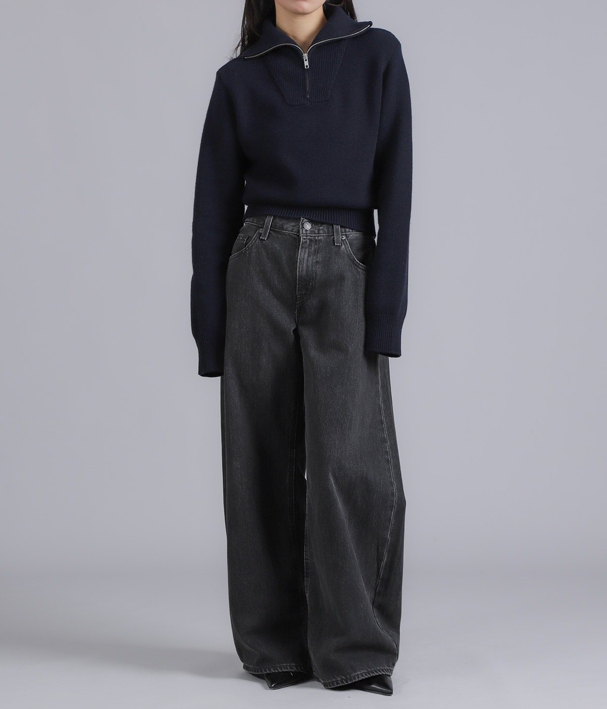 model（162cm） 着用サイズ：M