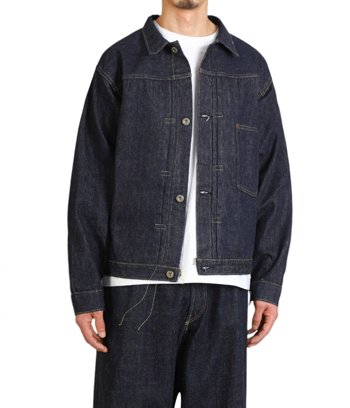 SUGAR CANE Super “Denim” Collectibles #10 14oz. DENIM BLOUSE SUGAR CANE Super “Denim” Collectibles #10 14oz. DENIM BLOUSE