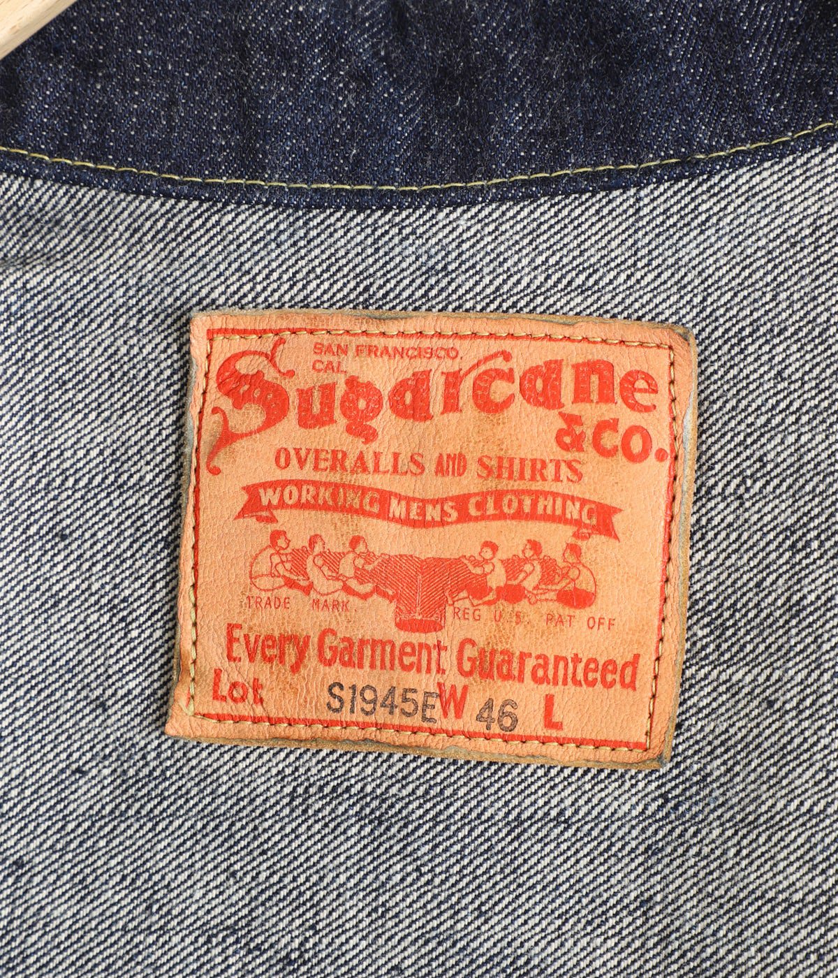 SUGAR CANE Super “Denim” Collectibles #10 14oz. DENIM BLOUSE “1945