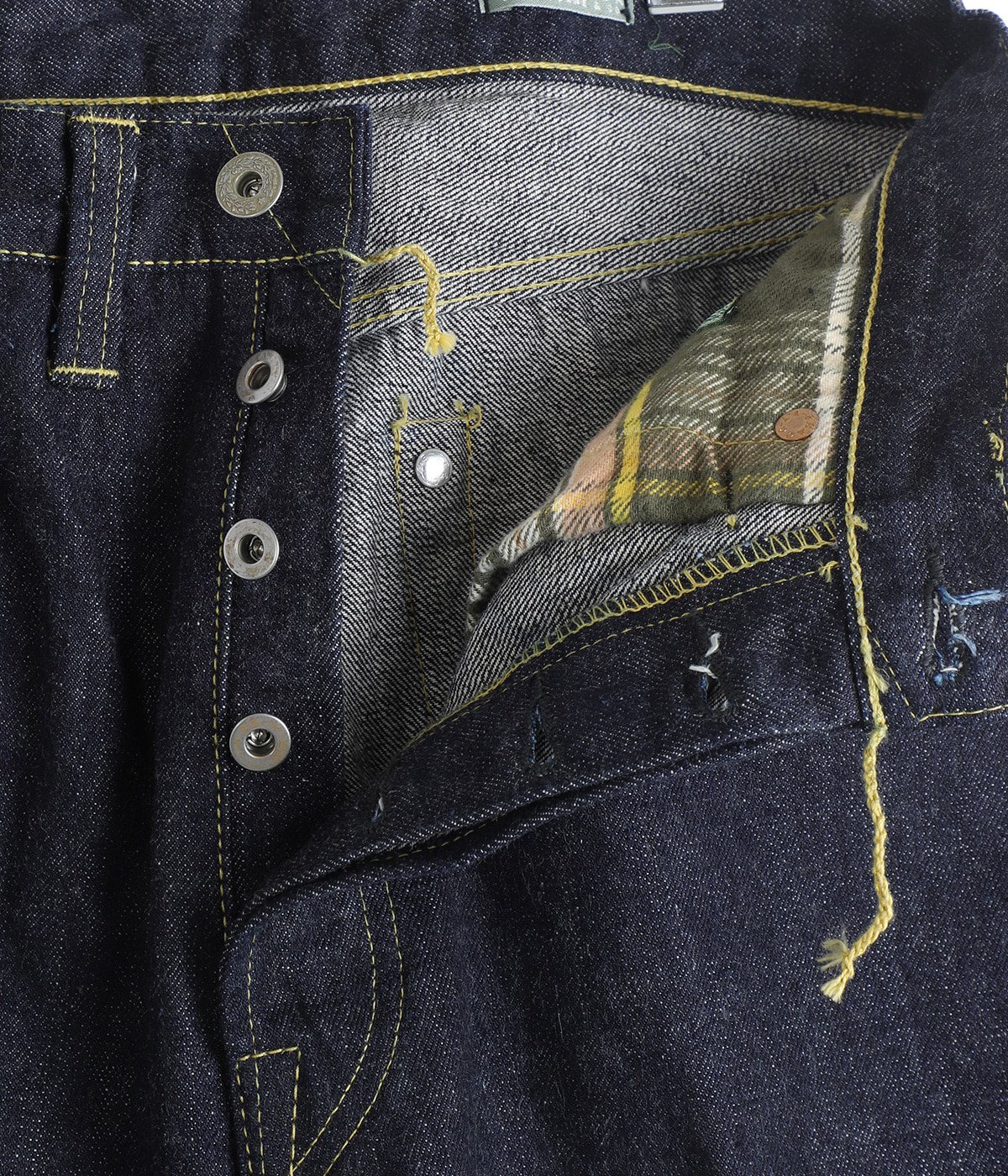 DENIM WAIST OVERALLS “1940's SPECIAL” Made in USA | SUGAR CANE