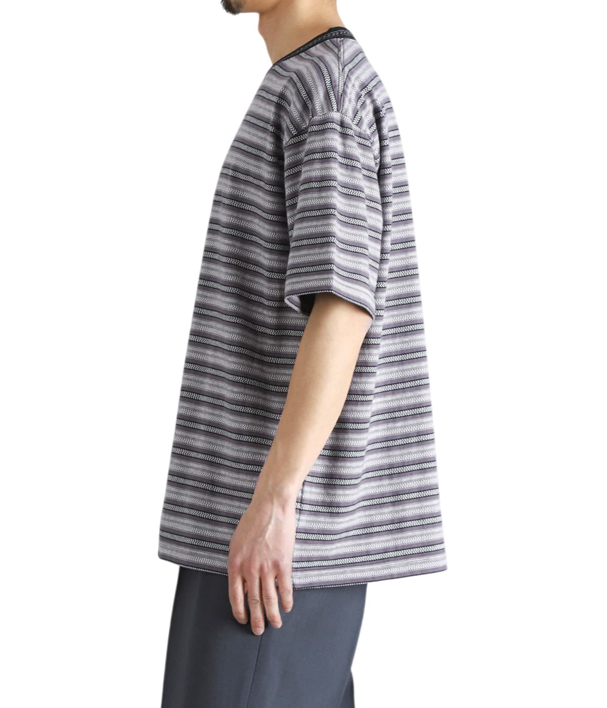 Jacquard Striped S/S Tee | SEDAN ALL-PURPOSE(セダン オールパーパス
