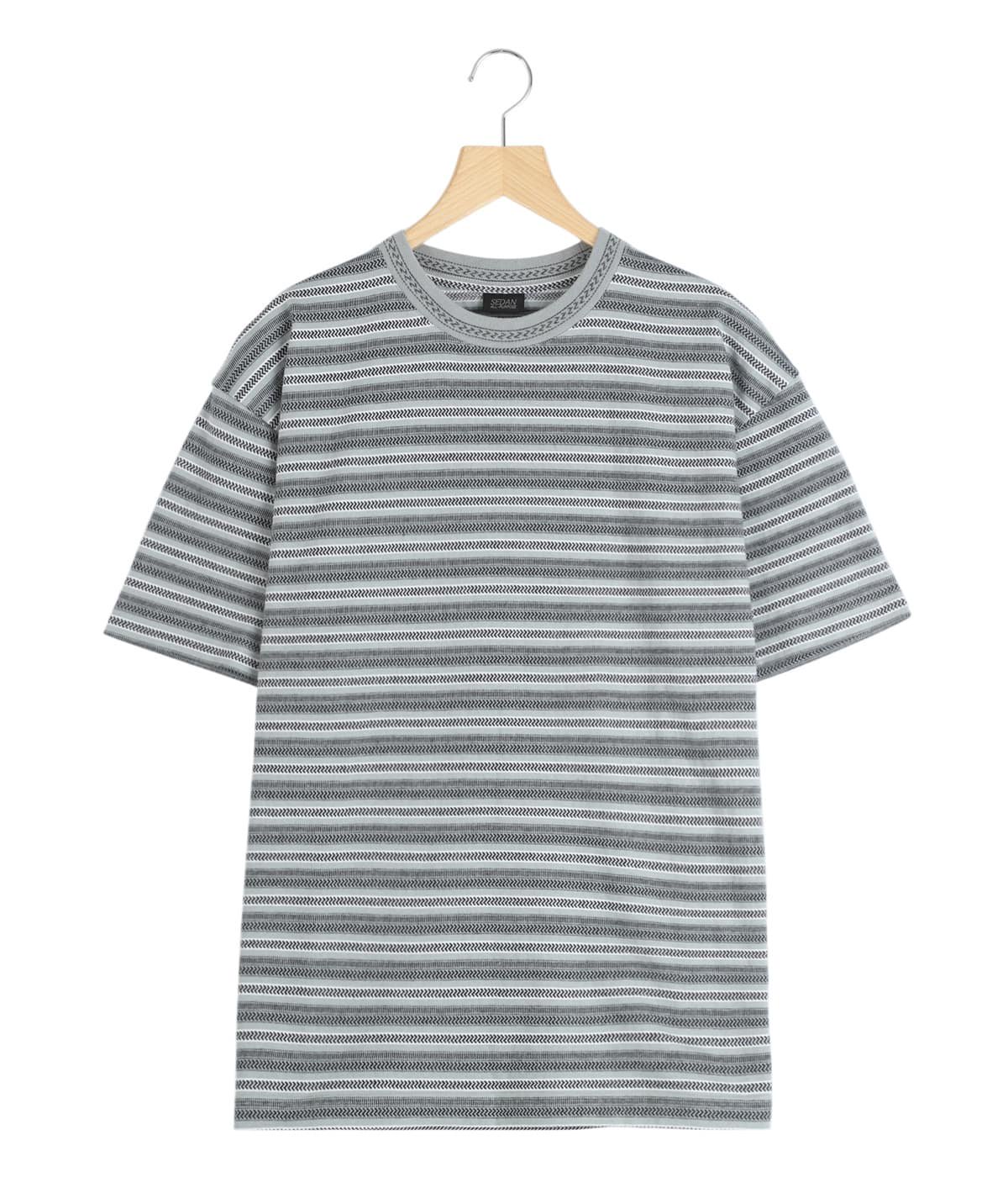 Jacquard Striped S/S Tee | SEDAN ALL-PURPOSE(セダン オールパーパス