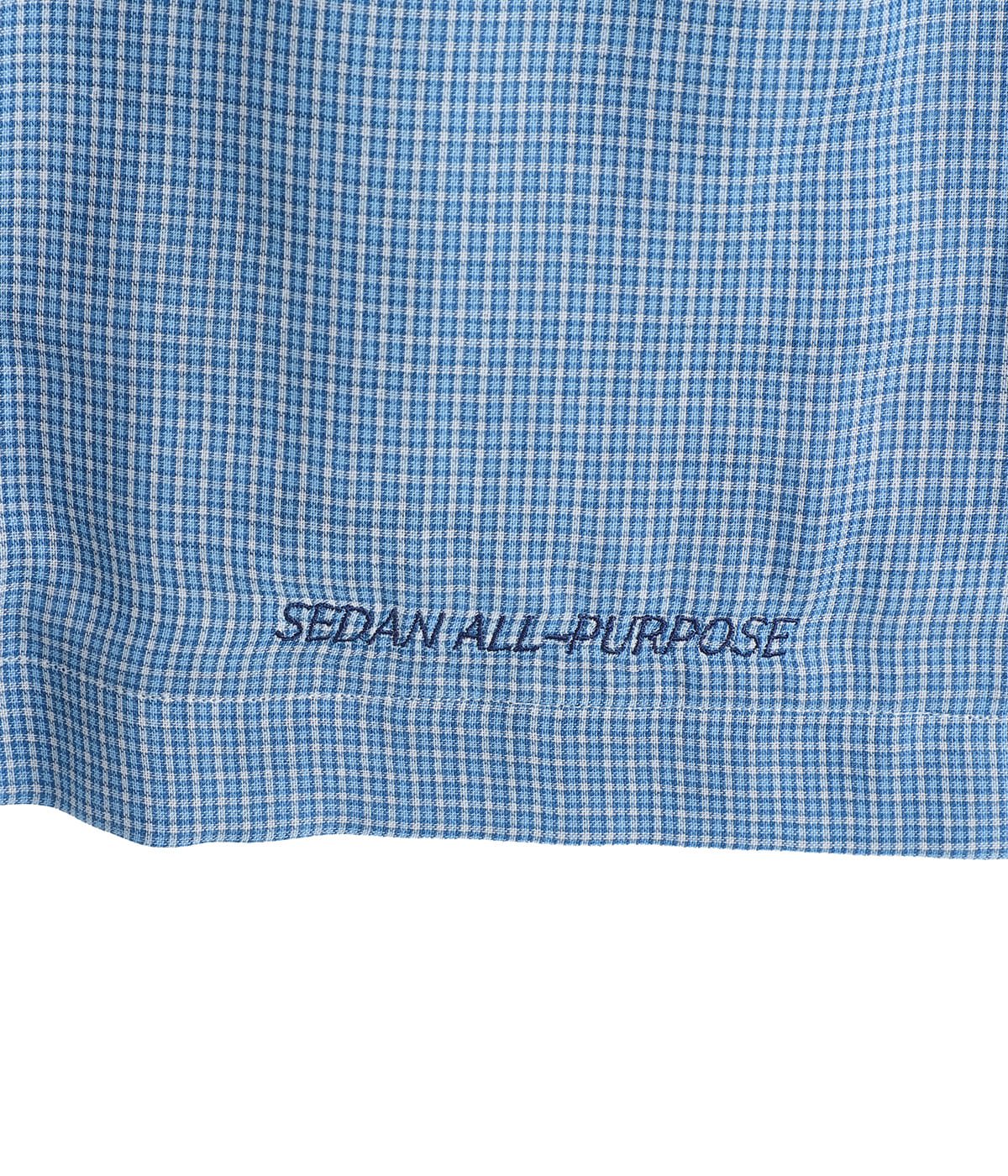 Double Gauze Plaid Open Collar Shirt | SEDAN ALL-PURPOSE(セダン
