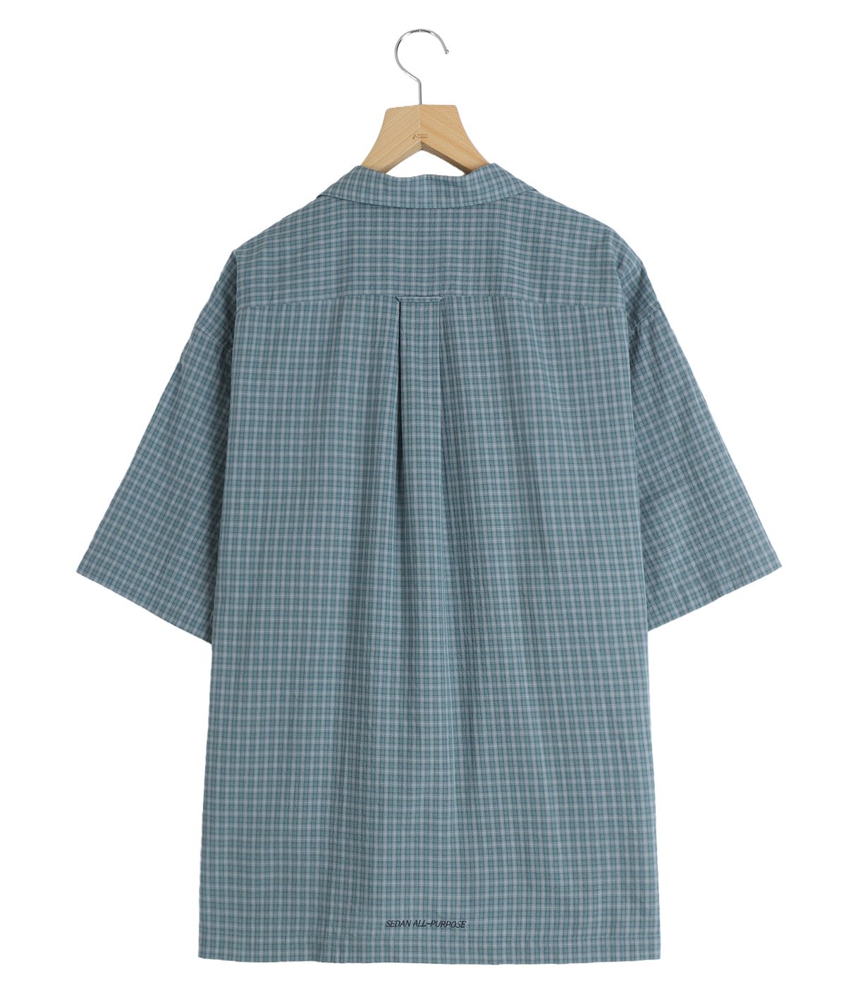 Dobby Plaid Open Collar S/S Shirt | SEDAN ALL-PURPOSE(セダン