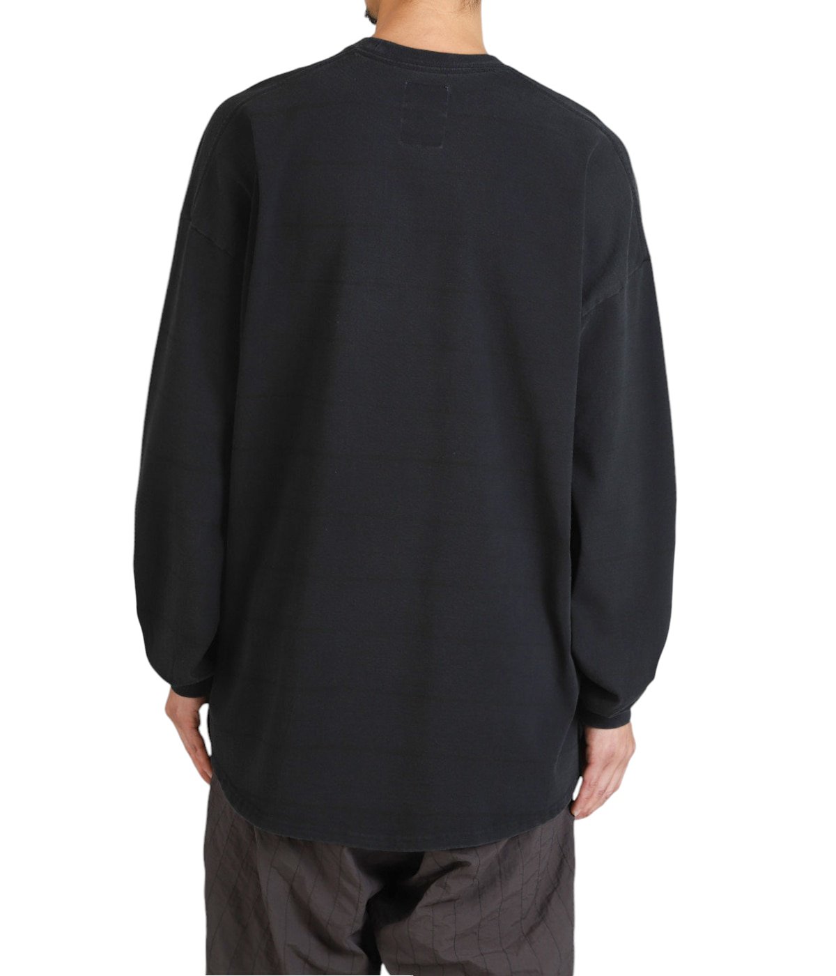 SIDE STRIPE SUPER BIG LS TEE (DISCHARGED) | S.F.C(エスエフシー
