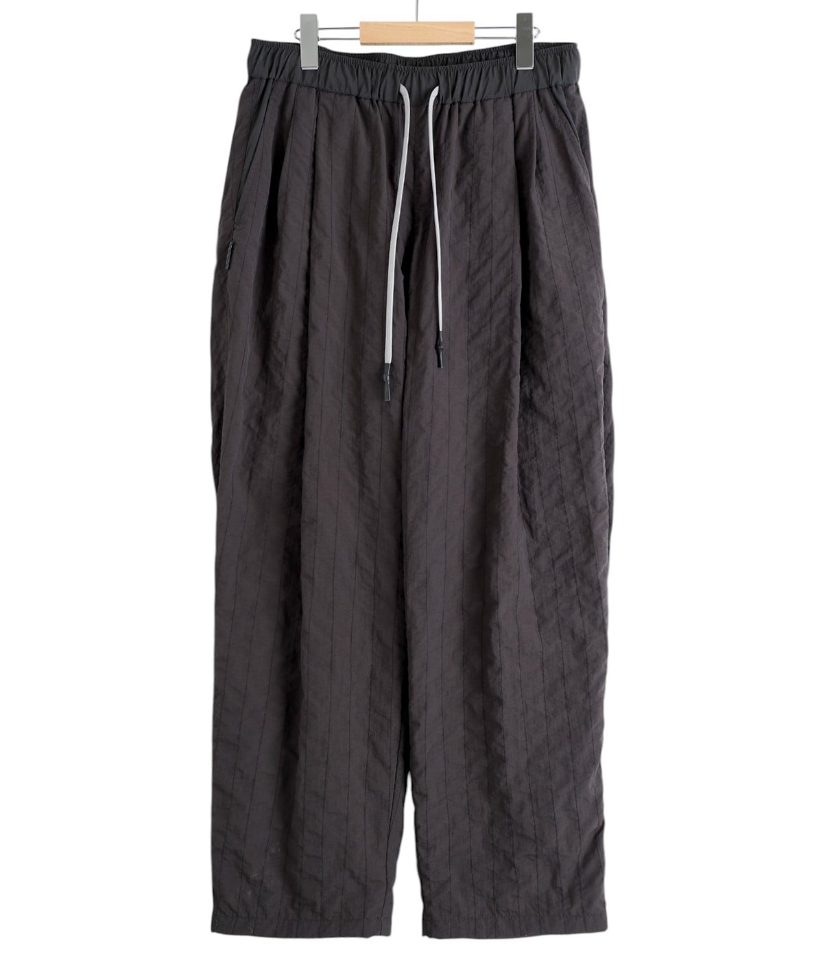 NEW WIDE TWO TUCK PANTS (STITCHED NYLON) | S.F.C(エスエフシー