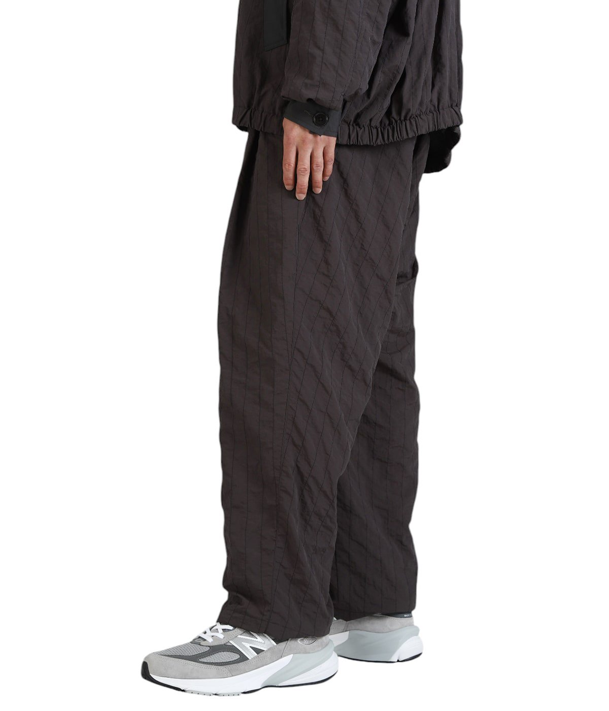 NEW WIDE TWO TUCK PANTS (STITCHED NYLON) | S.F.C(エスエフシー