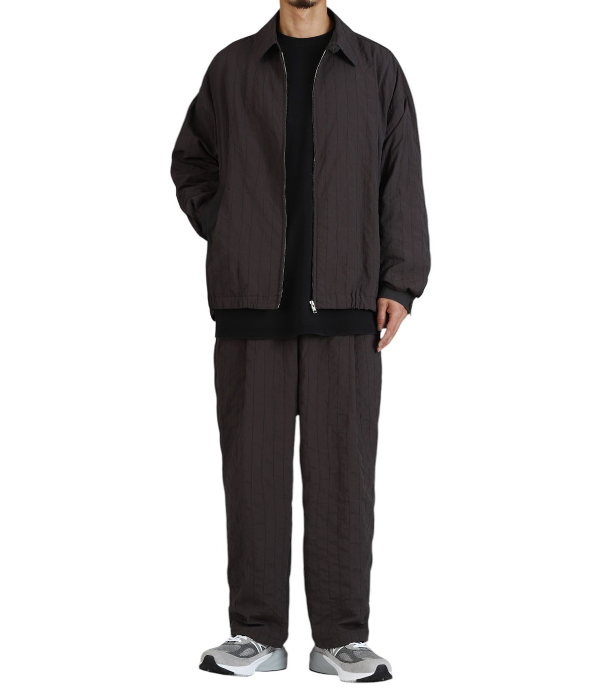 NEW WIDE TWO TUCK PANTS (STITCHED NYLON) | S.F.C(エスエフシー
