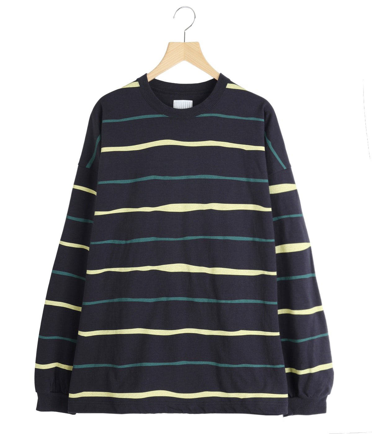 SUPER BIG STRIPE LS TEE (W/DRAWSTRINGS) | S.F.C(エスエフシー