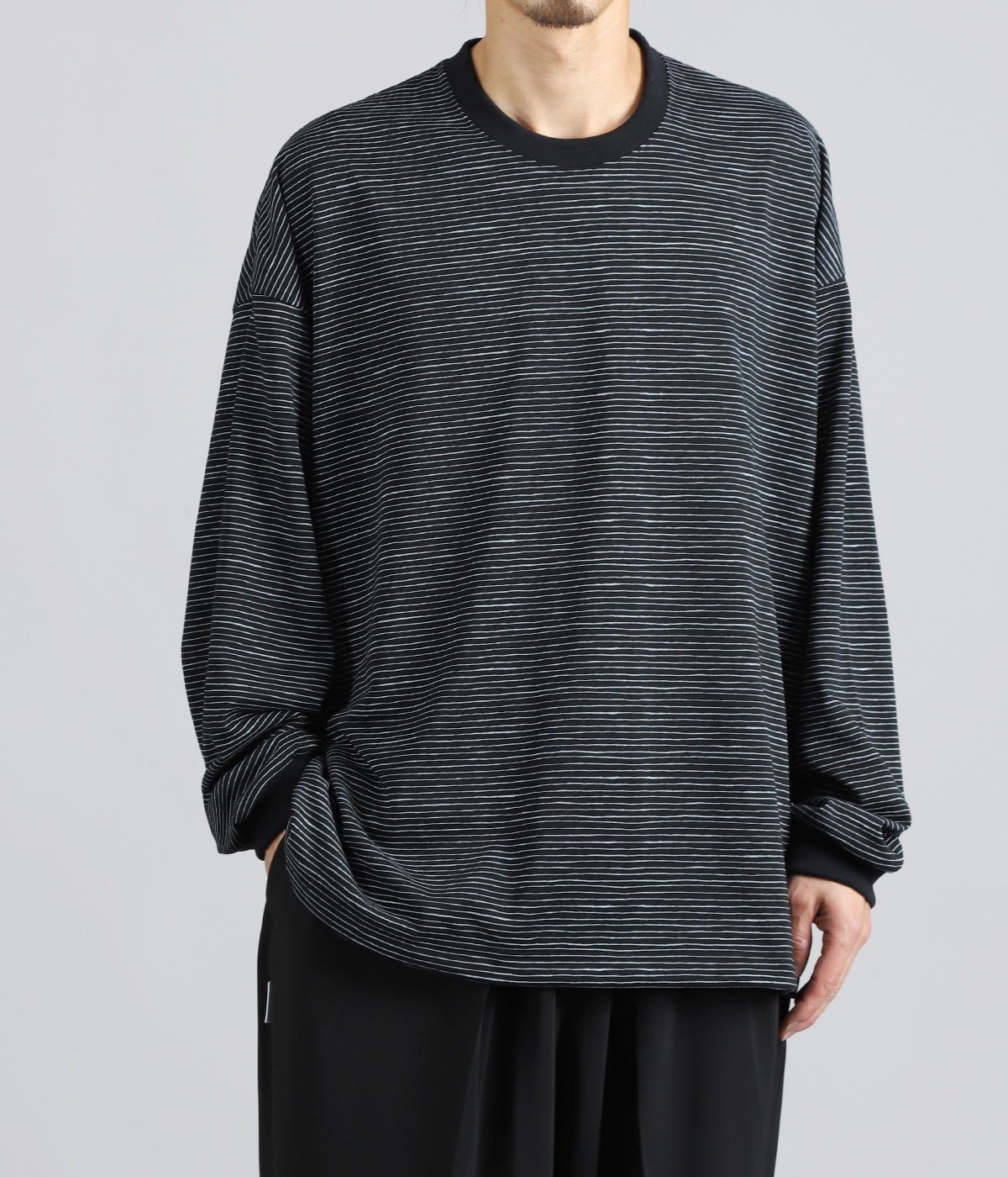 SUPER BIG LS TEE (SIDE STRIPE TECH) | S.F.C(エスエフシー
