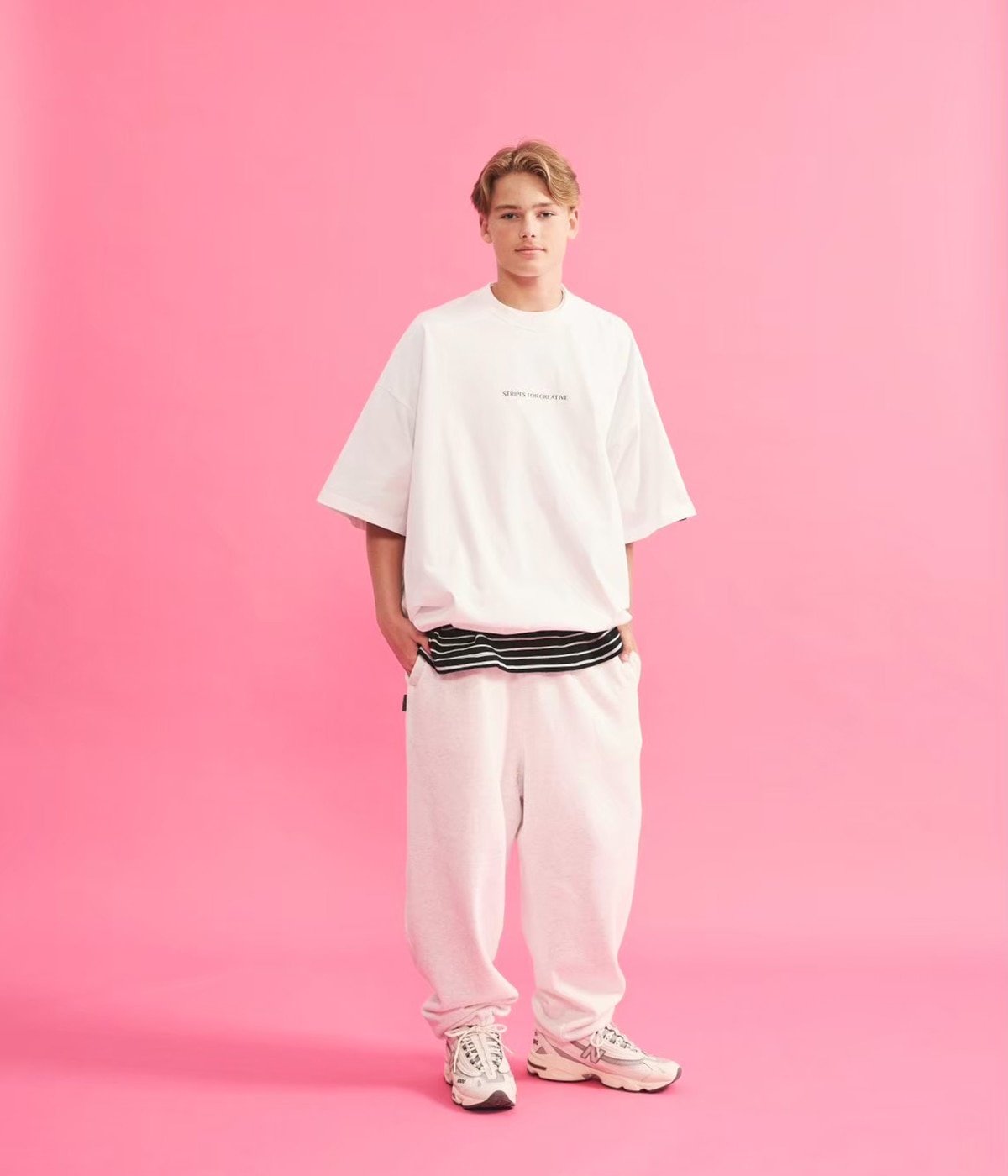 SUPER BIG SS TEEw/ DRAWSTRINGS | S.F.C(エスエフシー / ストライプ