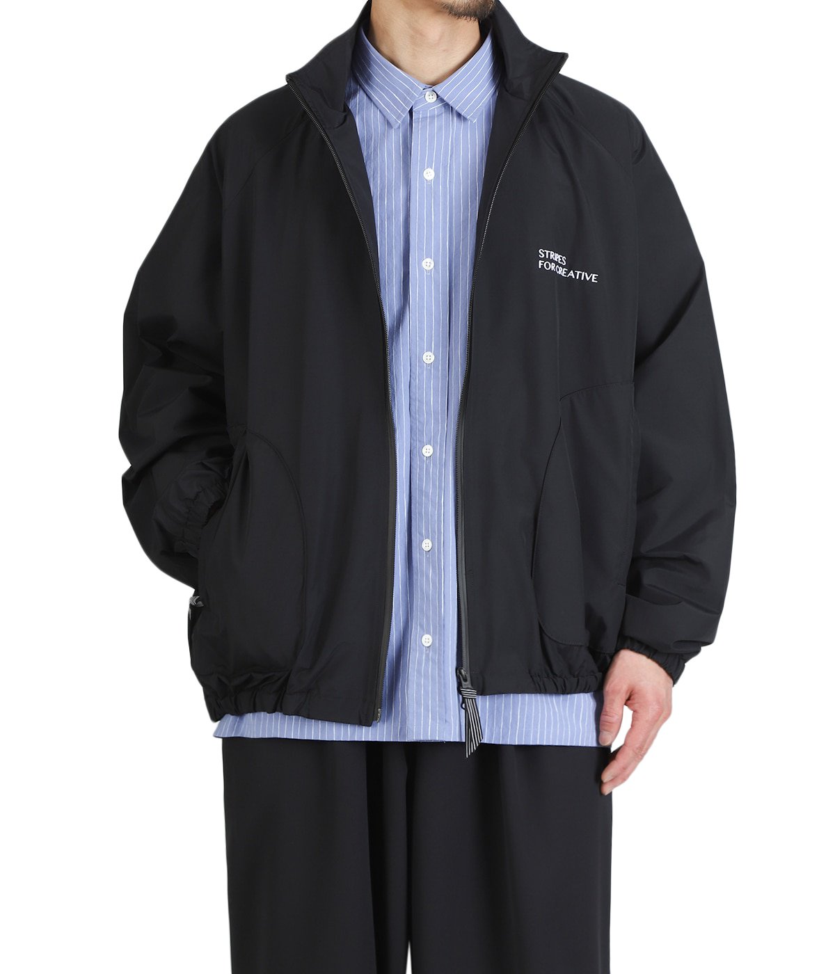 ZIP NYLON SPORTY JACKET | S.F.C(エスエフシー / ストライプフォー