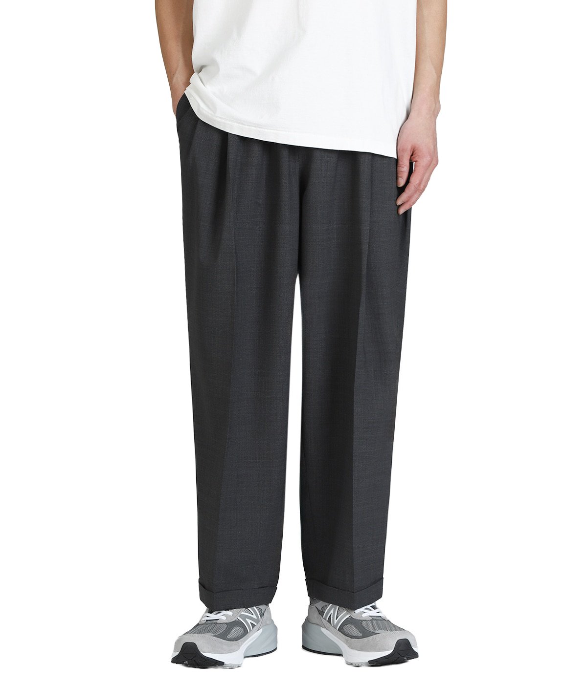 TWO TUCK S WOOL PANTS | S.F.C(エスエフシー / ストライプフォー