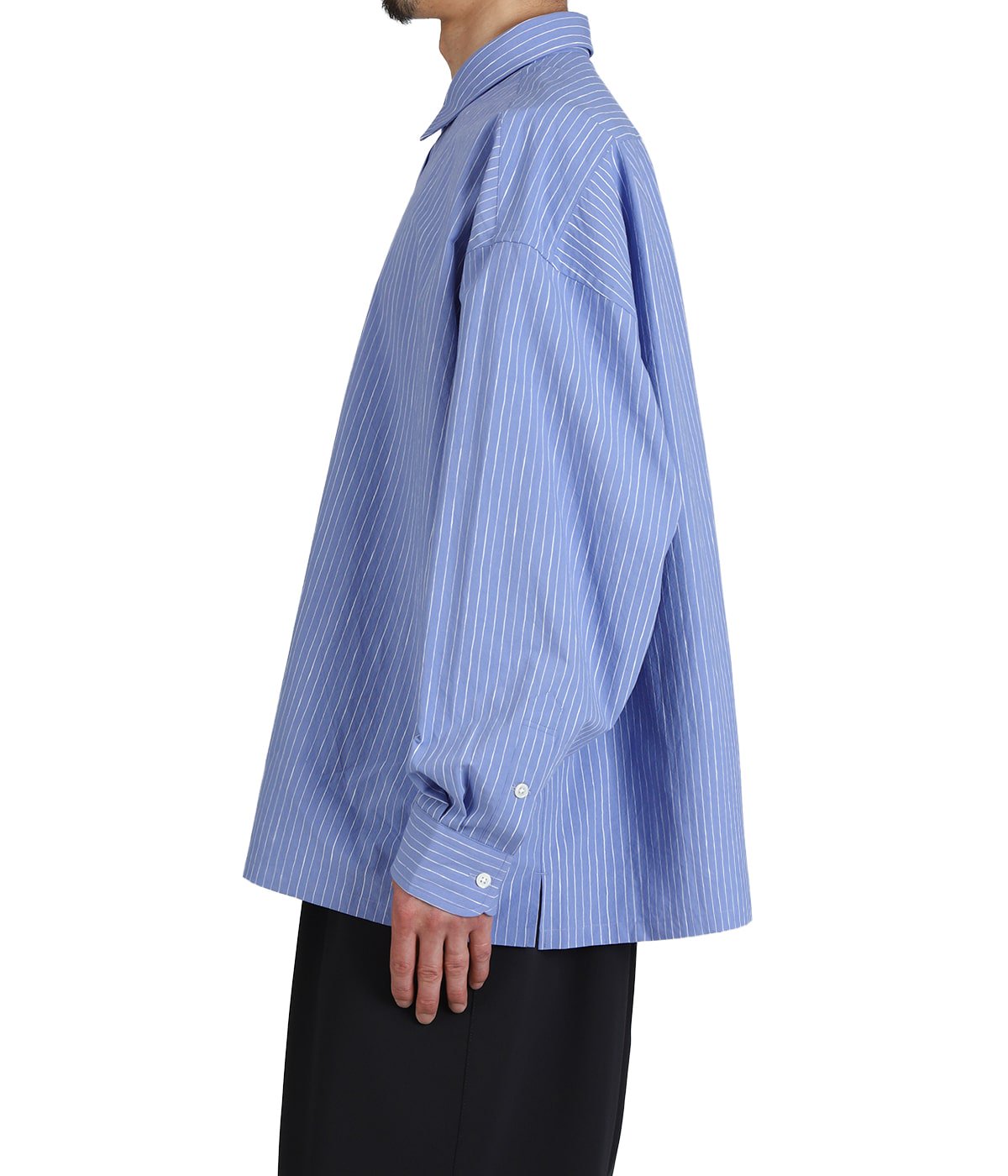 COTTON STRIPE SLIT SHIRT | S.F.C(エスエフシー / ストライプフォー