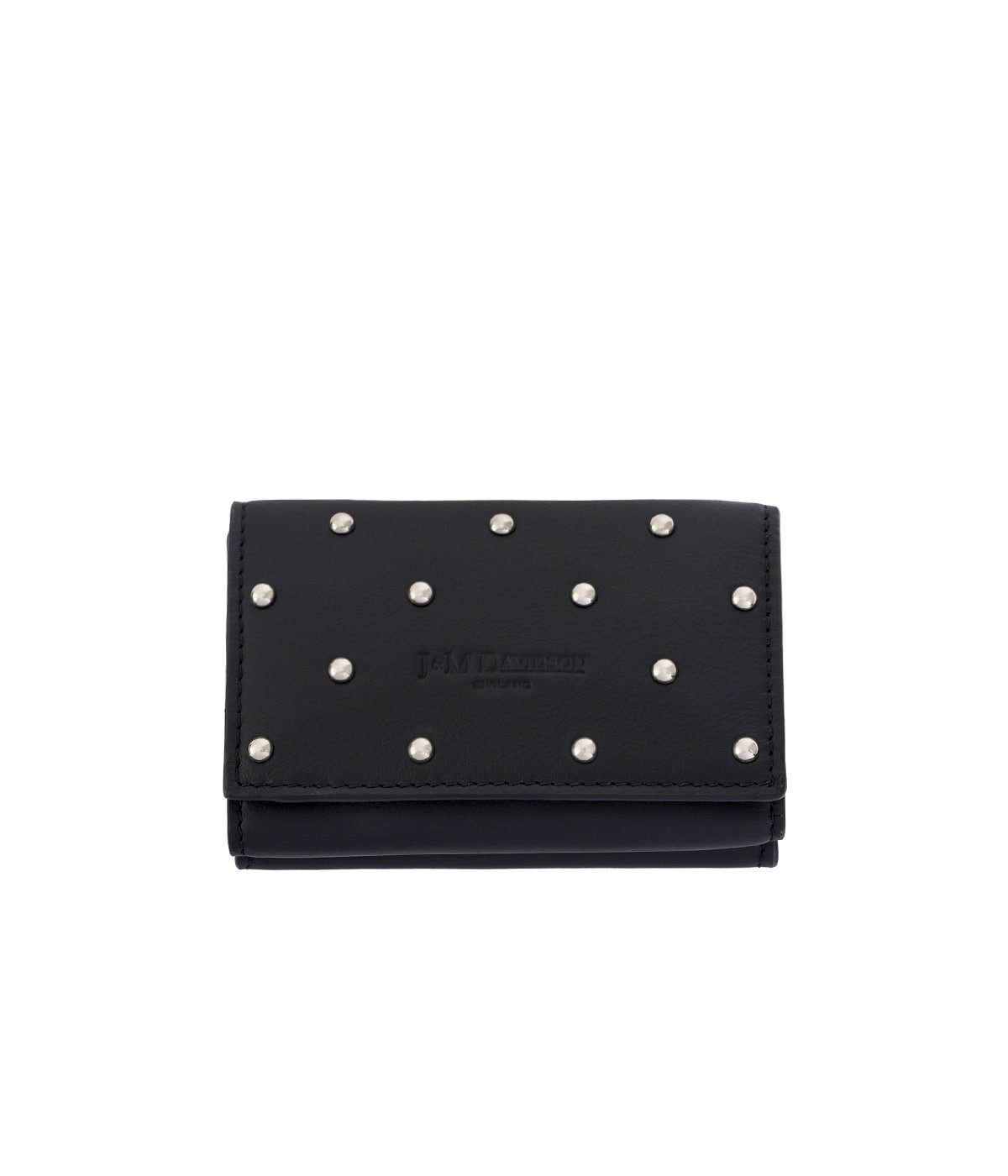 3423　J&M DAVIDSON 黒財布 FOLD WALLET STUDDED | J&M DAVIDSON(ジェイアンドエムデヴィッドソン