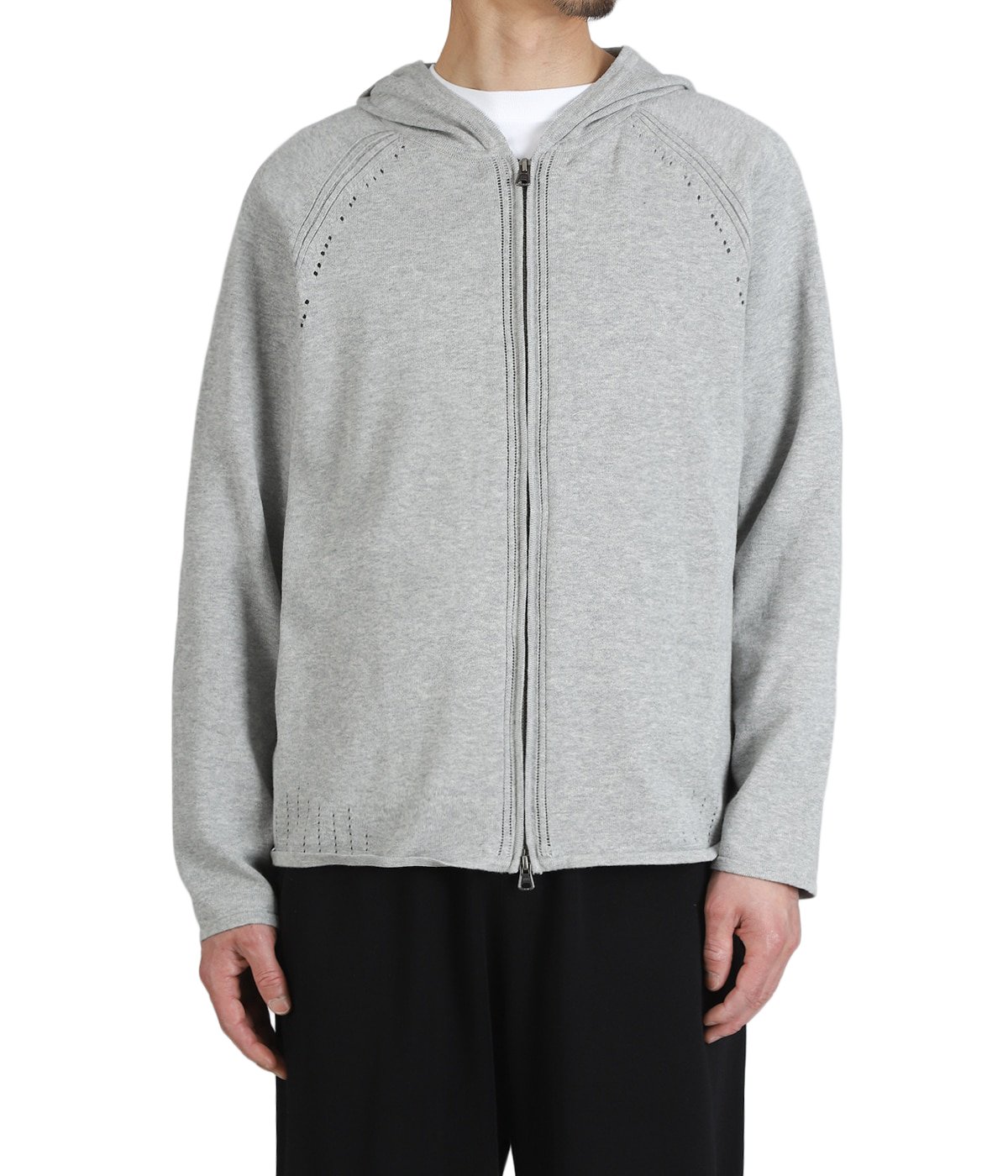 KNIT HOODIE ZIP-UP | san san gear(サンサンギア) / トップス