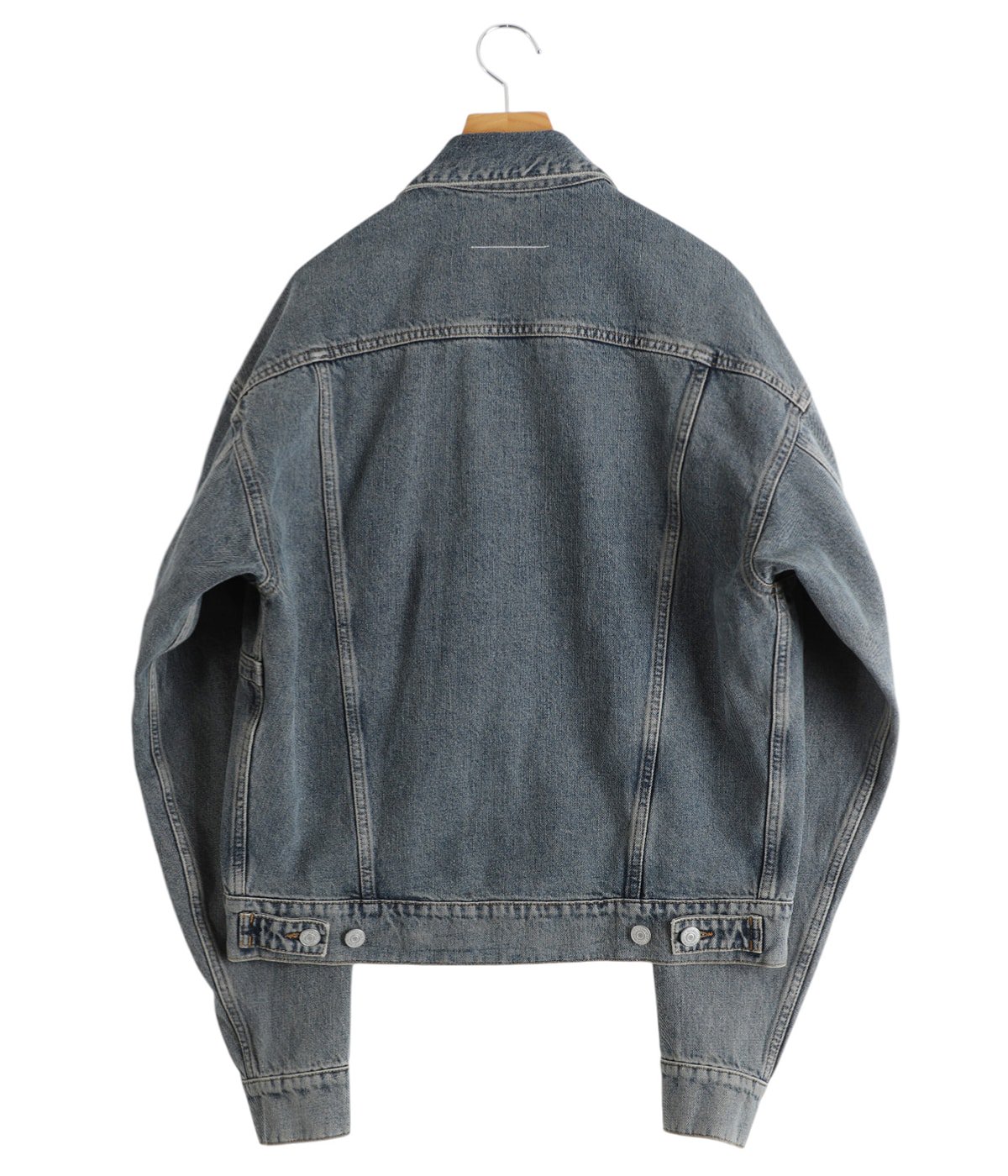 MM6 ジャケット Mm6 Maison Margiela Logo-embroidered Denim Jacket In Blue