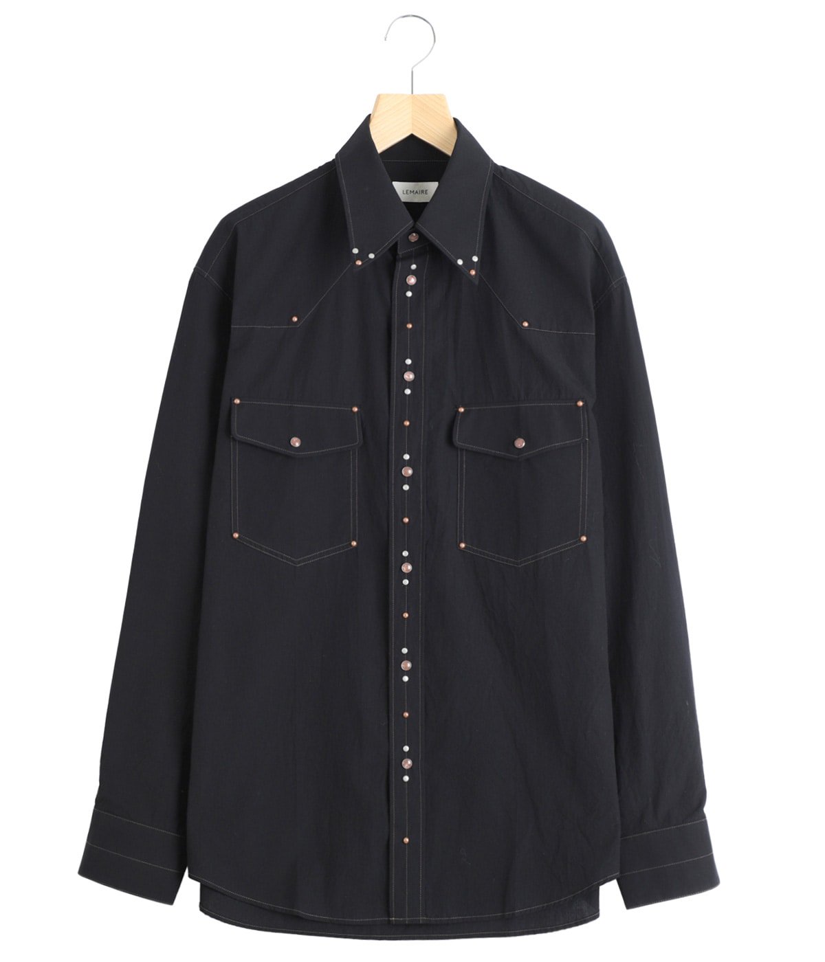 SHIRT WITH STUDS | LEMAIRE(ルメール) / トップス 長袖シャツ (メンズ