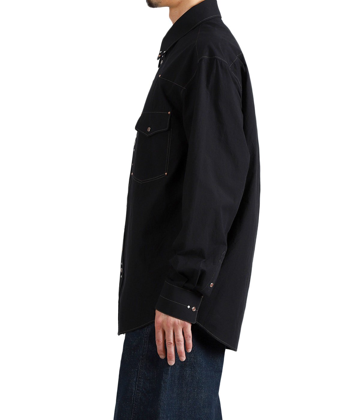 SHIRT WITH STUDS | LEMAIRE(ルメール) / トップス 長袖シャツ (メンズ