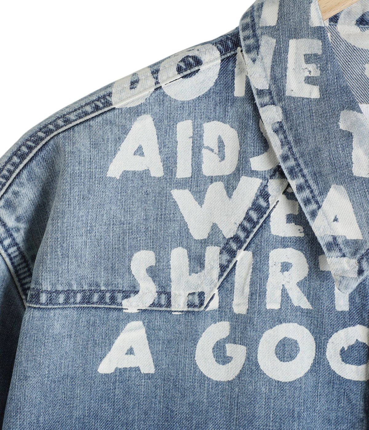 着心地抜群 メゾンマルジェラ エンブロイダーロゴ ロングシャツ 未使用】Maison Margiela/メゾンマルジェラ【24AW】SHIRT/長袖