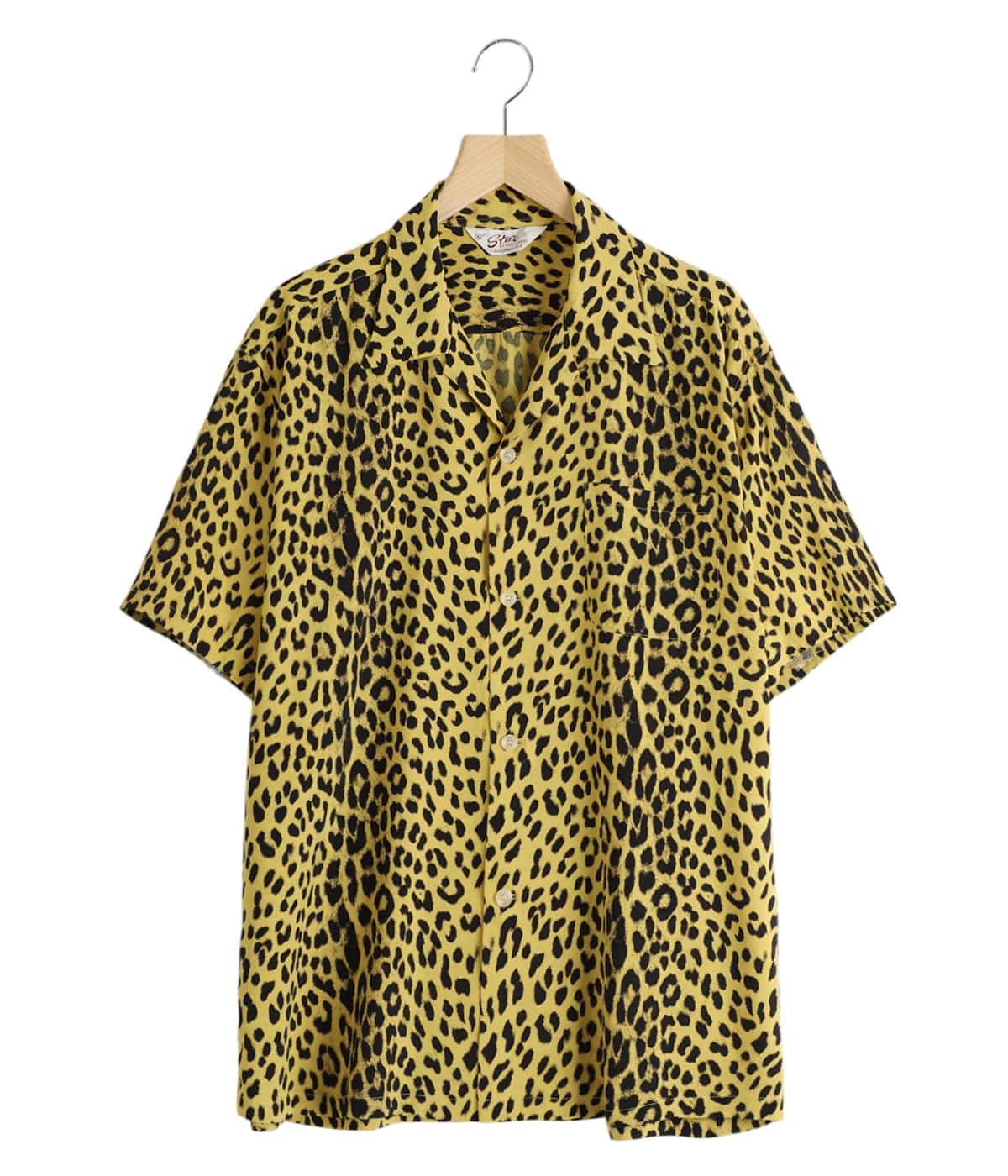 LEOPARD” HIGH DENSITY RAYON S/S OPEN SHIRT | STAR OF